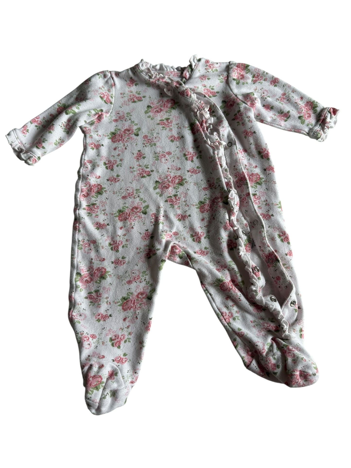 #93 Little Me Rose Onesie Girls 6M