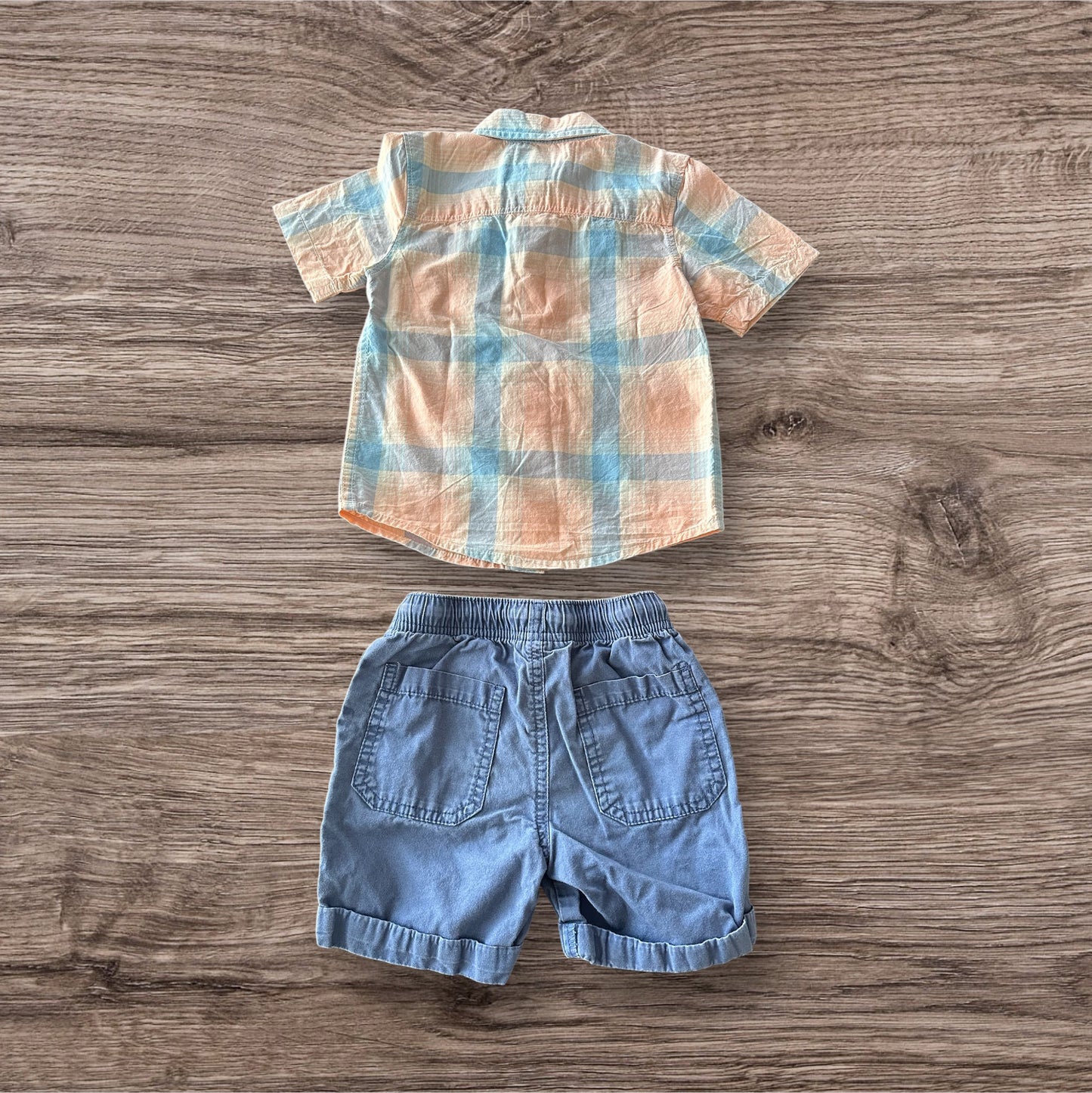 #169 Boy’s 2T Plaid Outfit