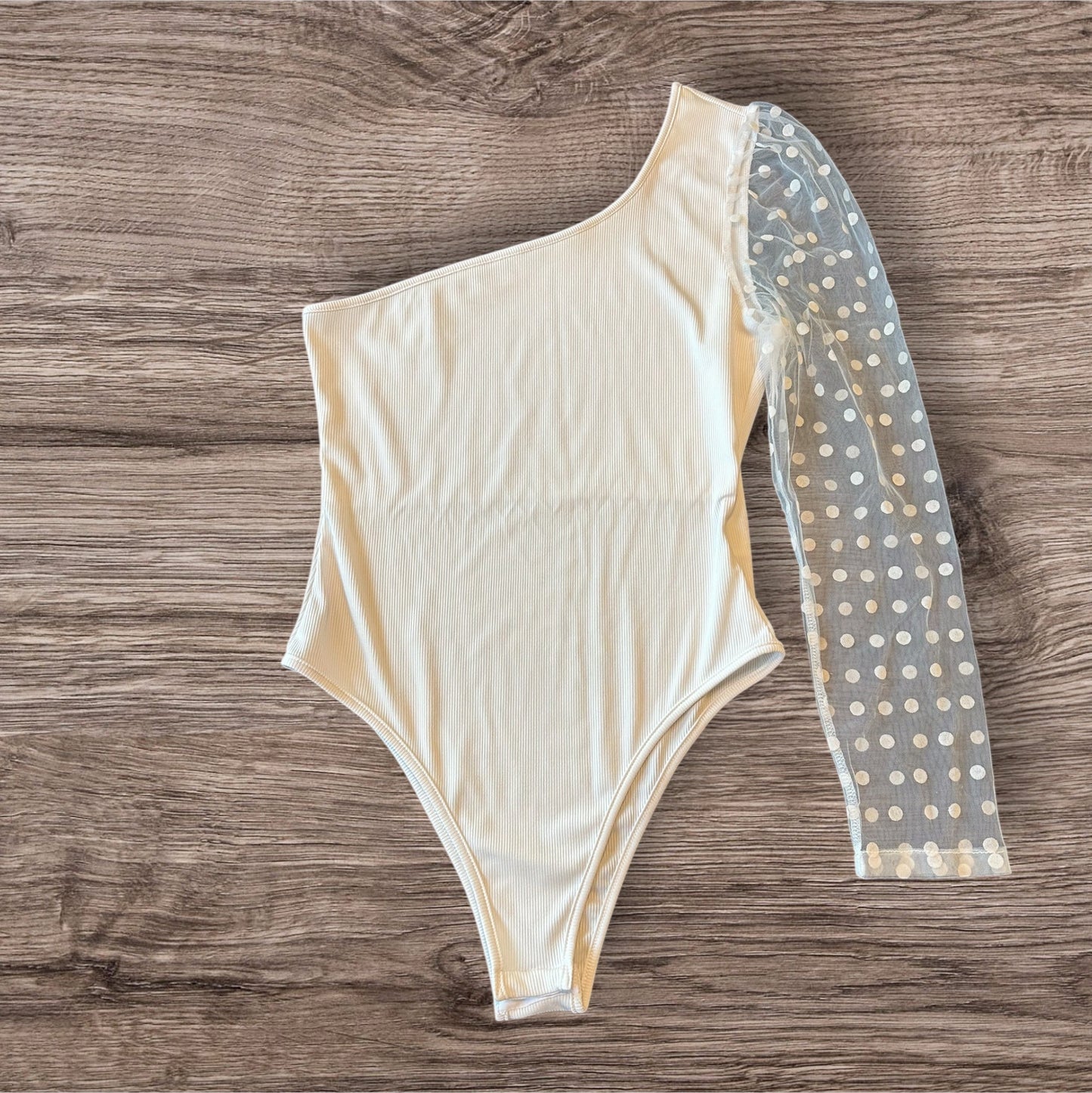 #169 Women's Large White Body Suit *REDUCED PRICE