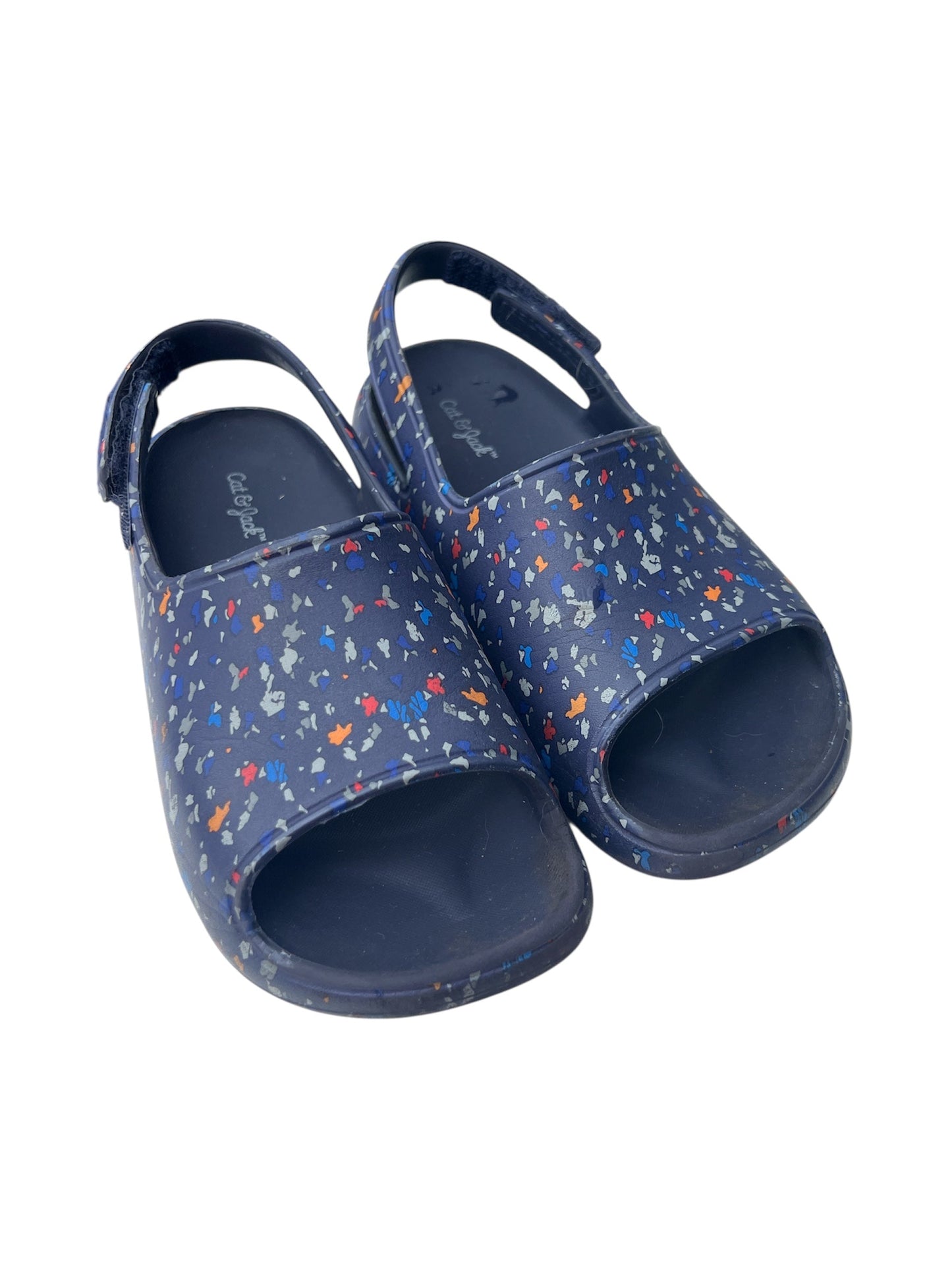 104 - Cat & Jack sz 9 confetti sandals