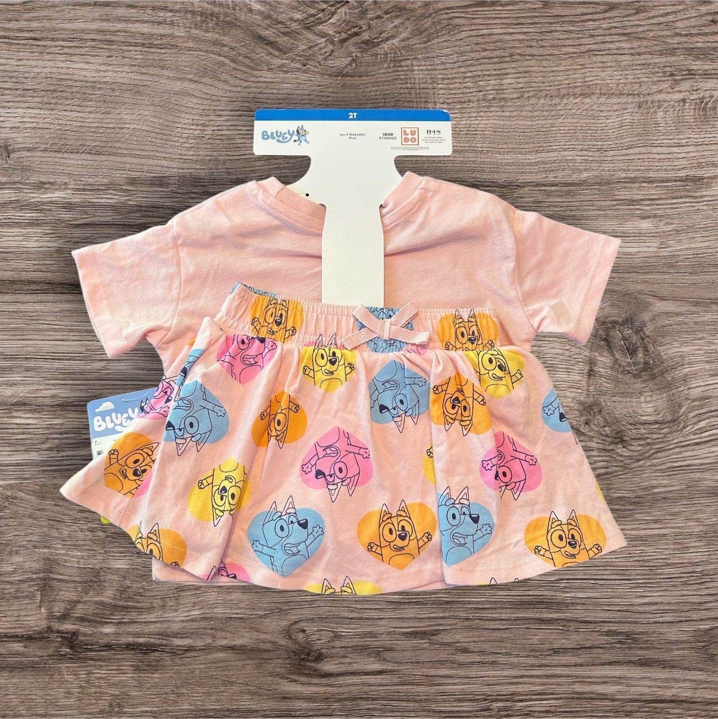 #169 Girl’s 2T Bluey Outfit- NWT