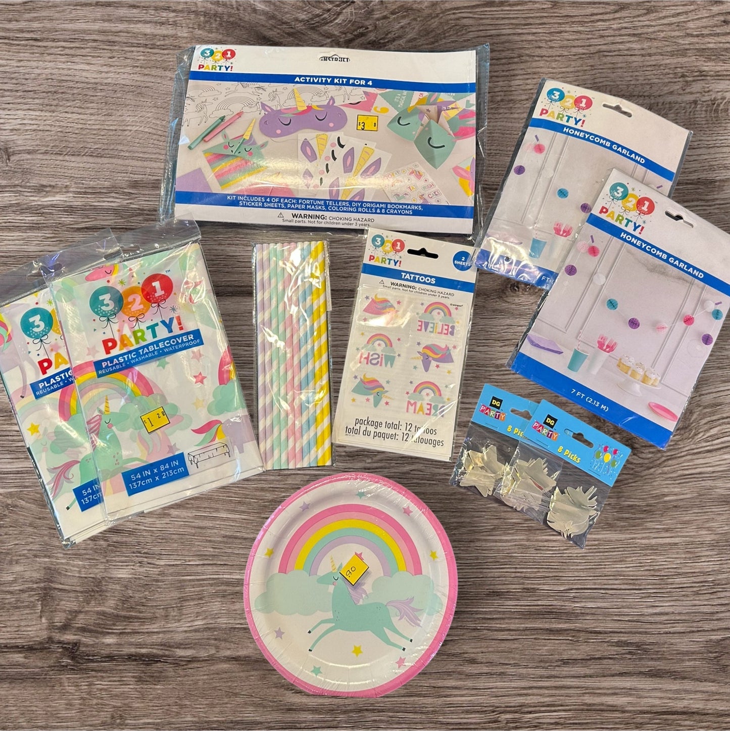 #169 Unicorn Birthday Decorations- NEW *REDUCED PRICE