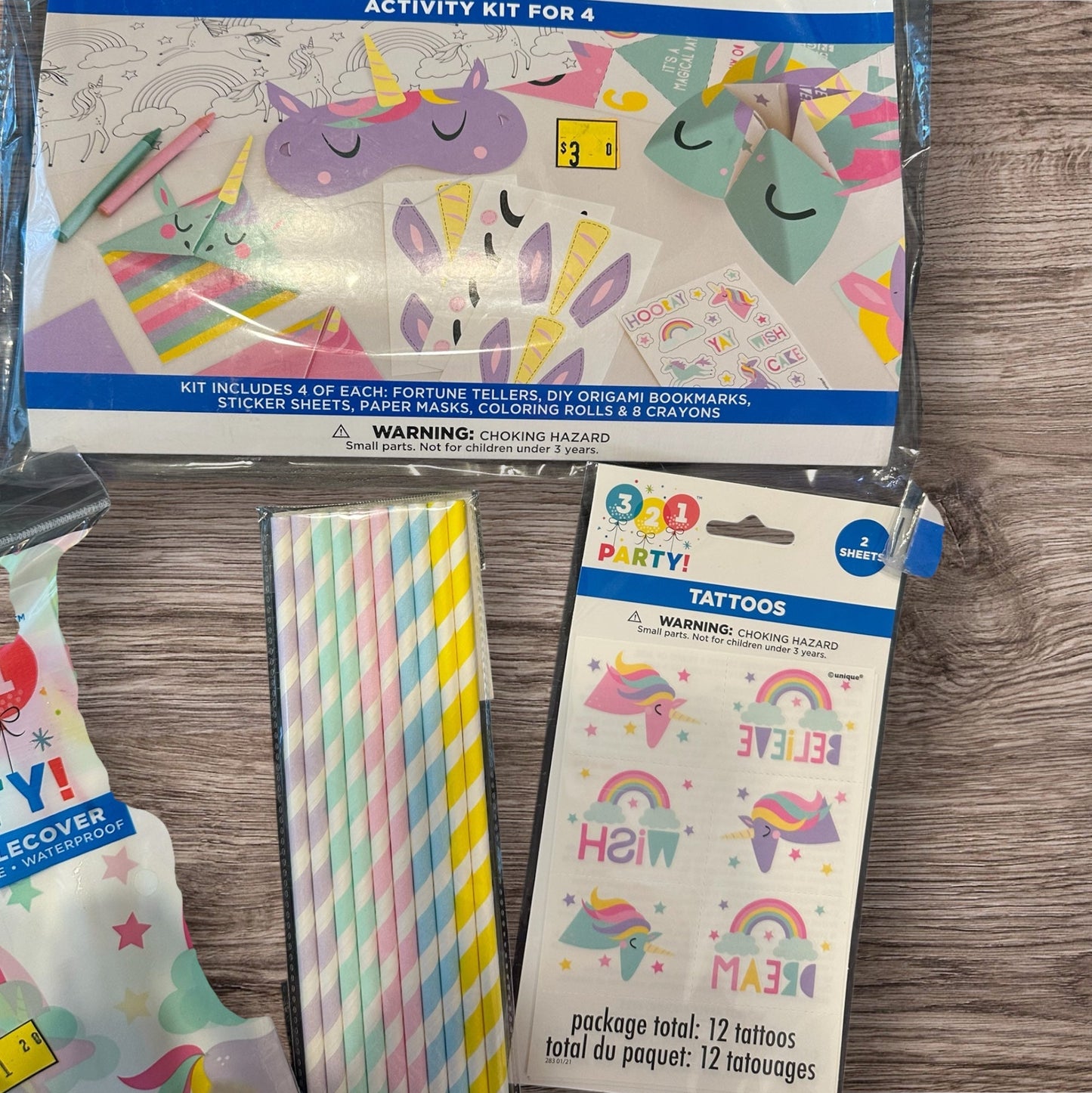 #169 Unicorn Birthday Decorations- NEW *REDUCED PRICE