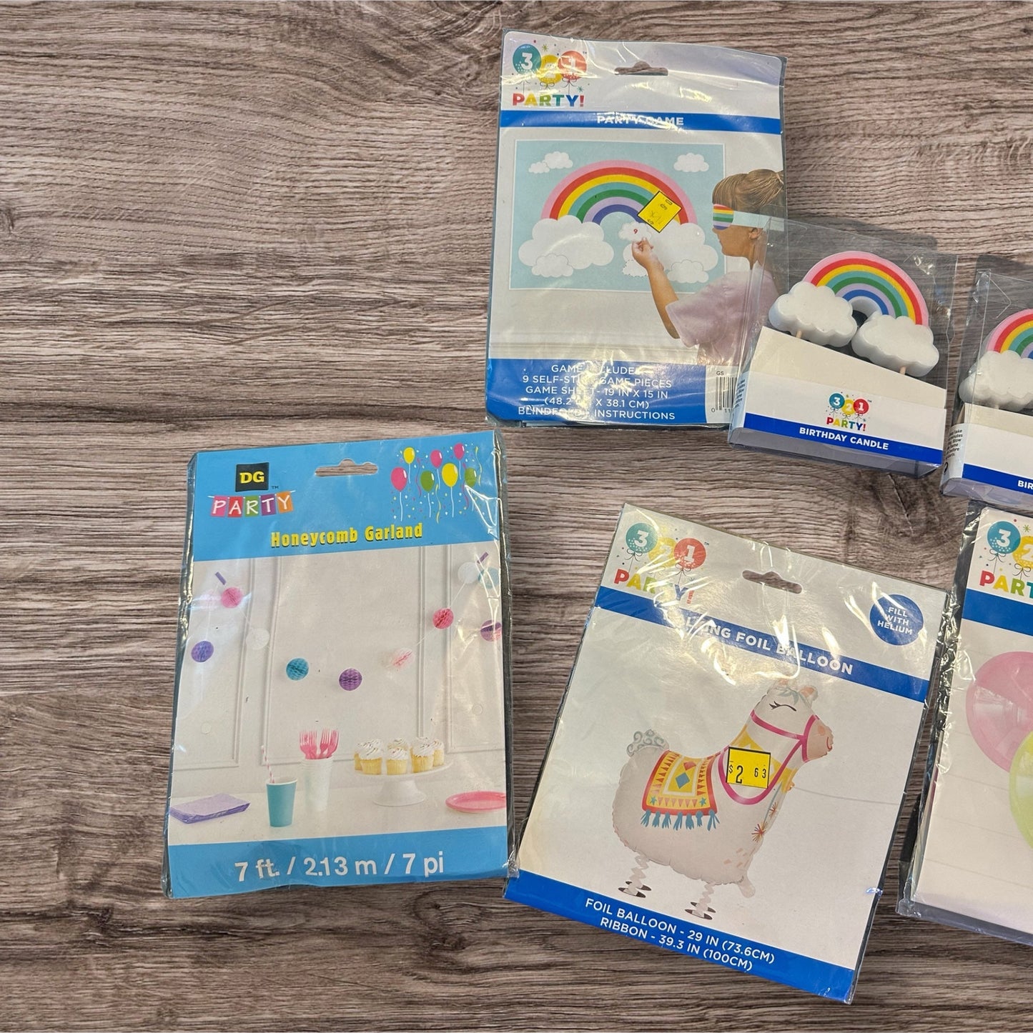 #169 Rainbow Birthday Decorations- NEW *REDUCED PRICE