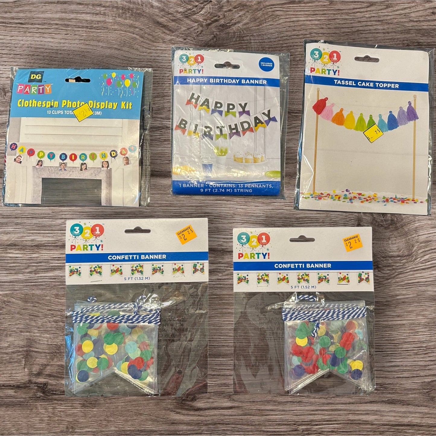 #169 Birthday Decorations- NEW *REDUCED PRICE