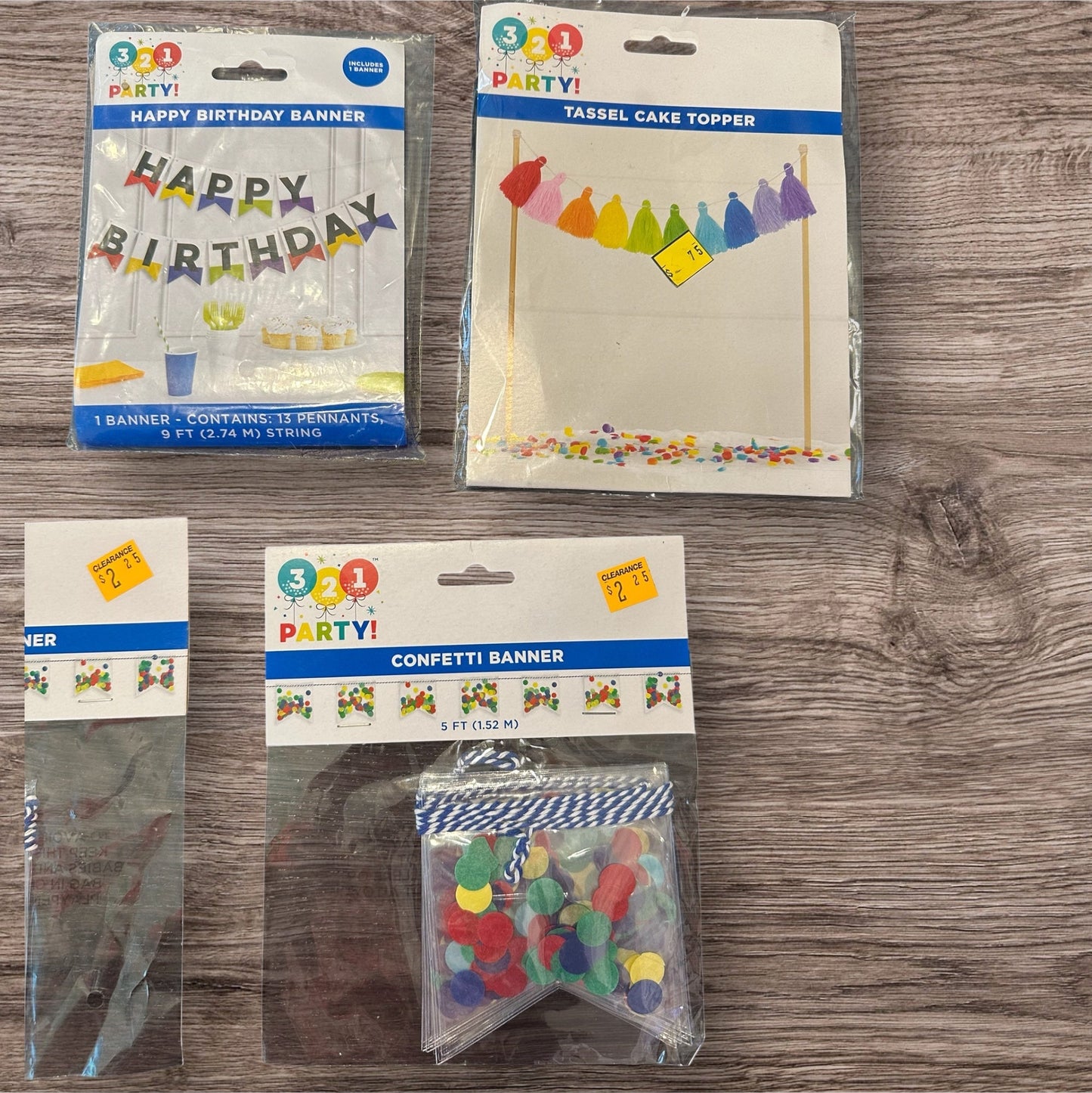 #169 Birthday Decorations- NEW *REDUCED PRICE