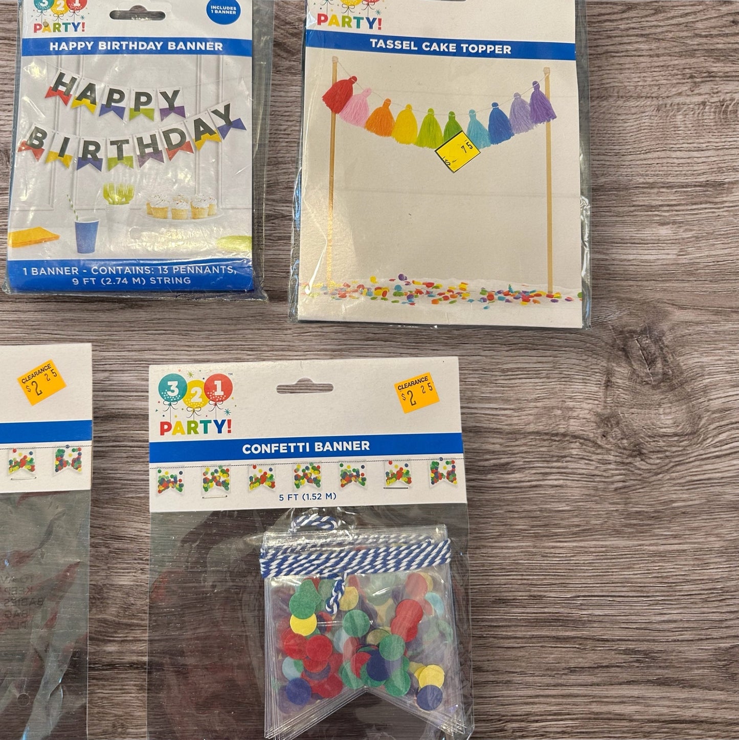 #169 Birthday Decorations- NEW *REDUCED PRICE