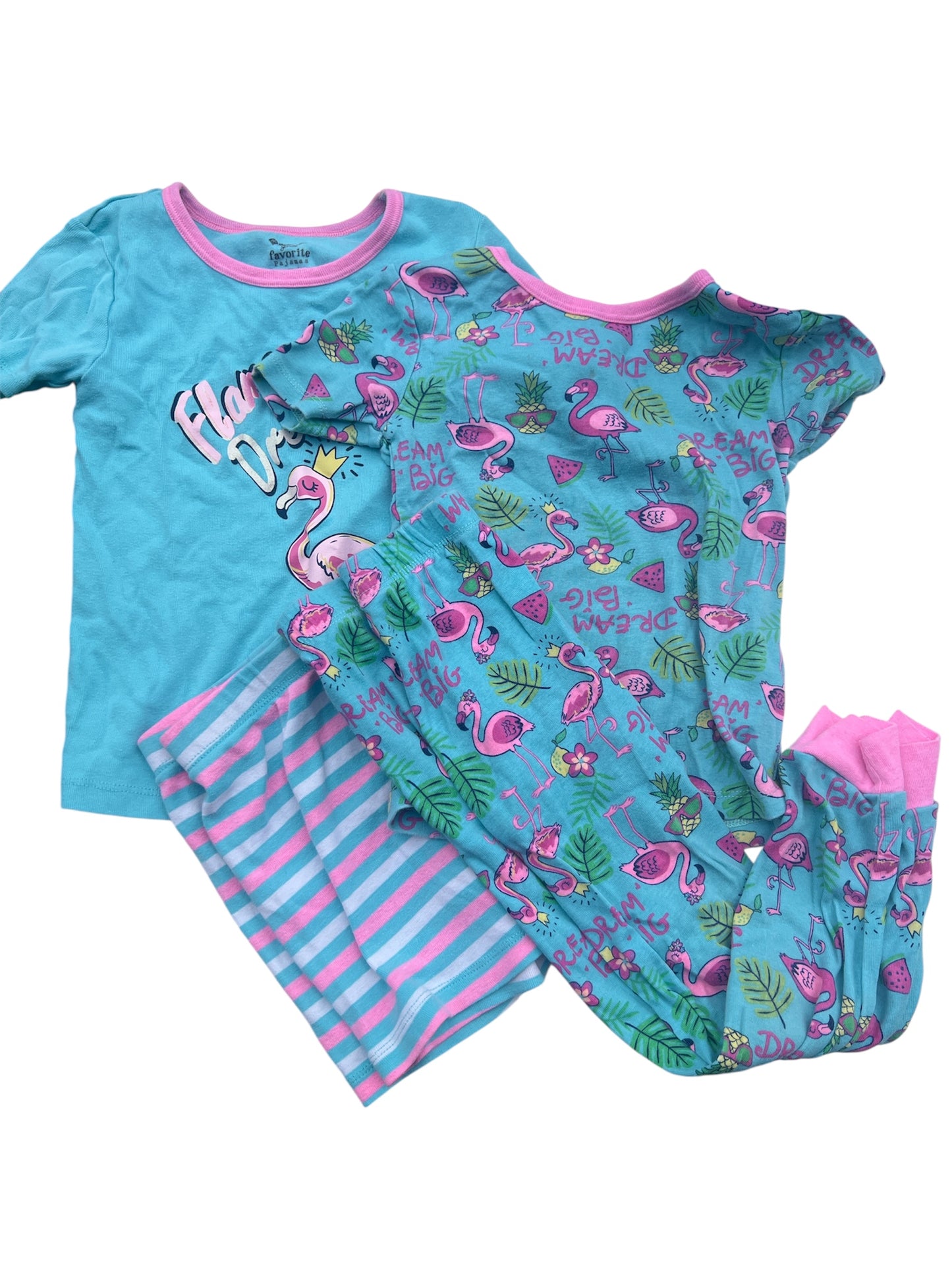 55 - Flamingo PJs sz 5