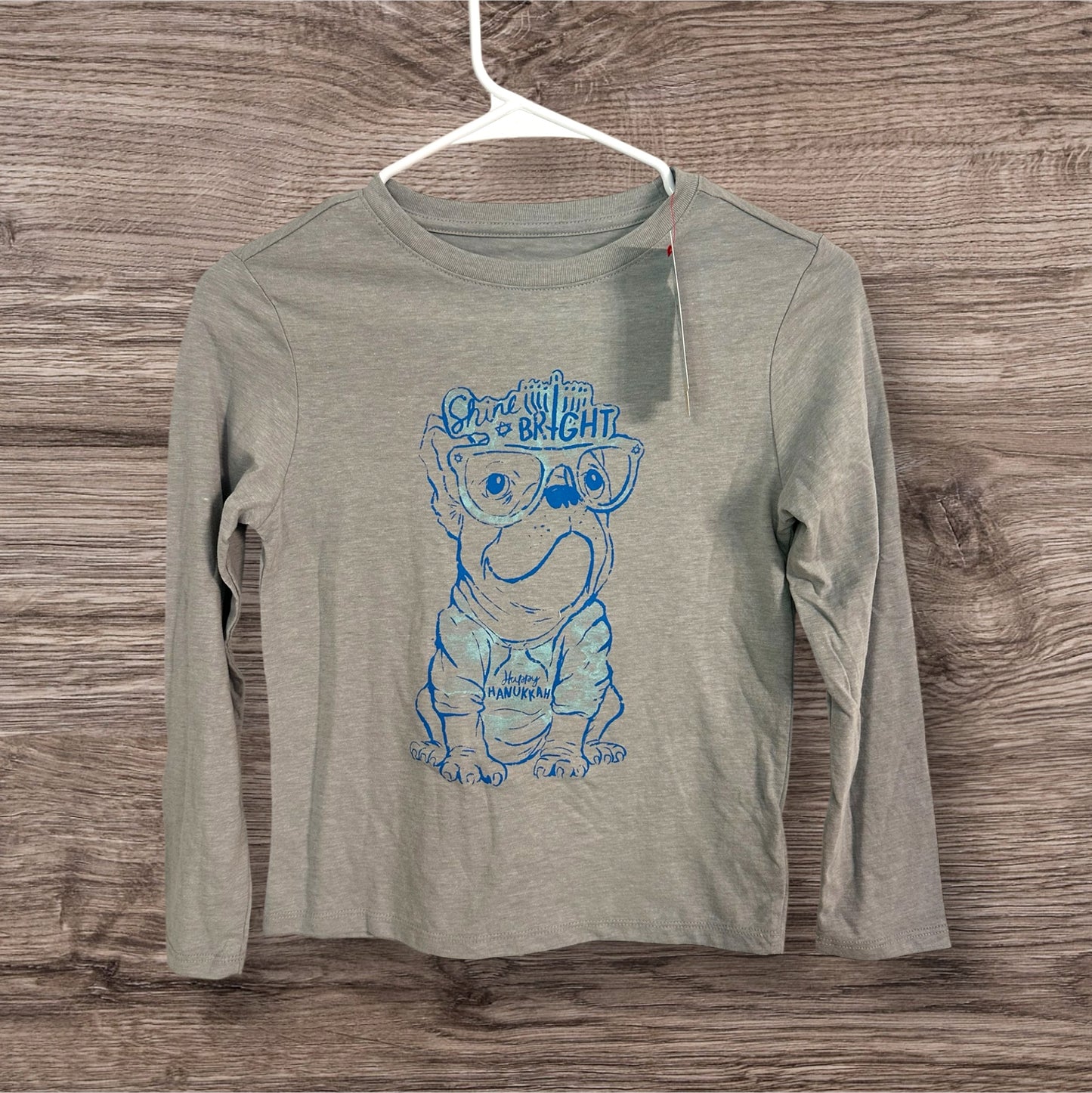 #169 Boy's 6/7 Hanukkah Shirt- NWT