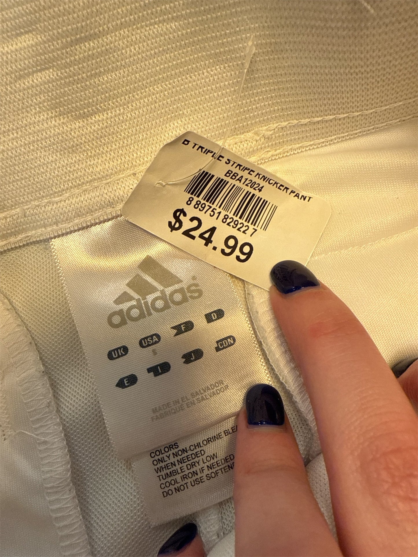 #146 - REDUCED Adidas Boys Small Climalite Knicker Pants NWT