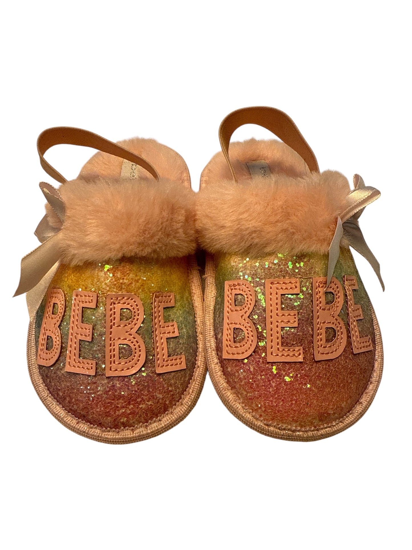 #146 - REDUCED Little Girls 9/10 BeBe Slippers | NWOT