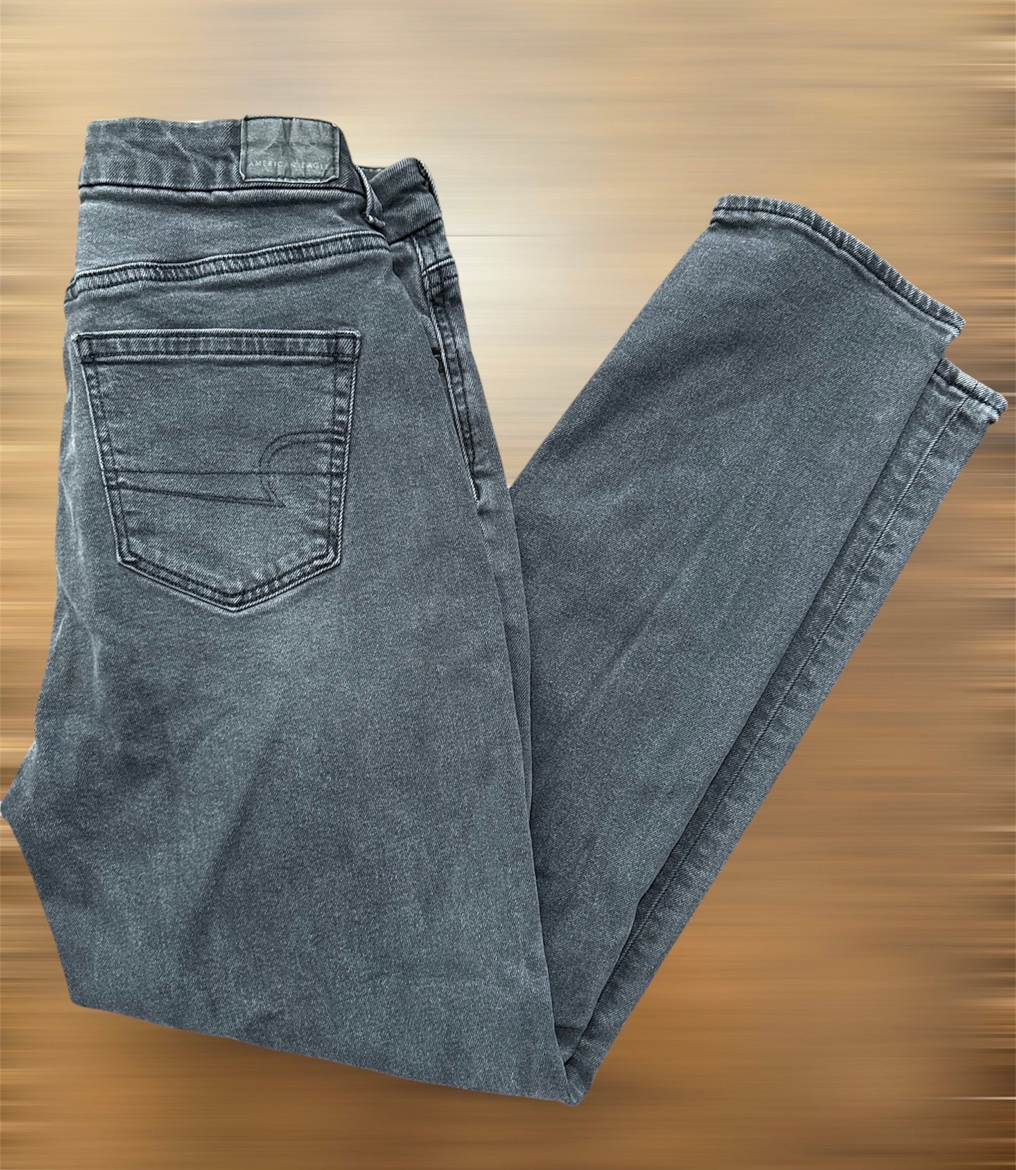#146 - REDUCED Women's Size 4 American Eagle Black Jeans