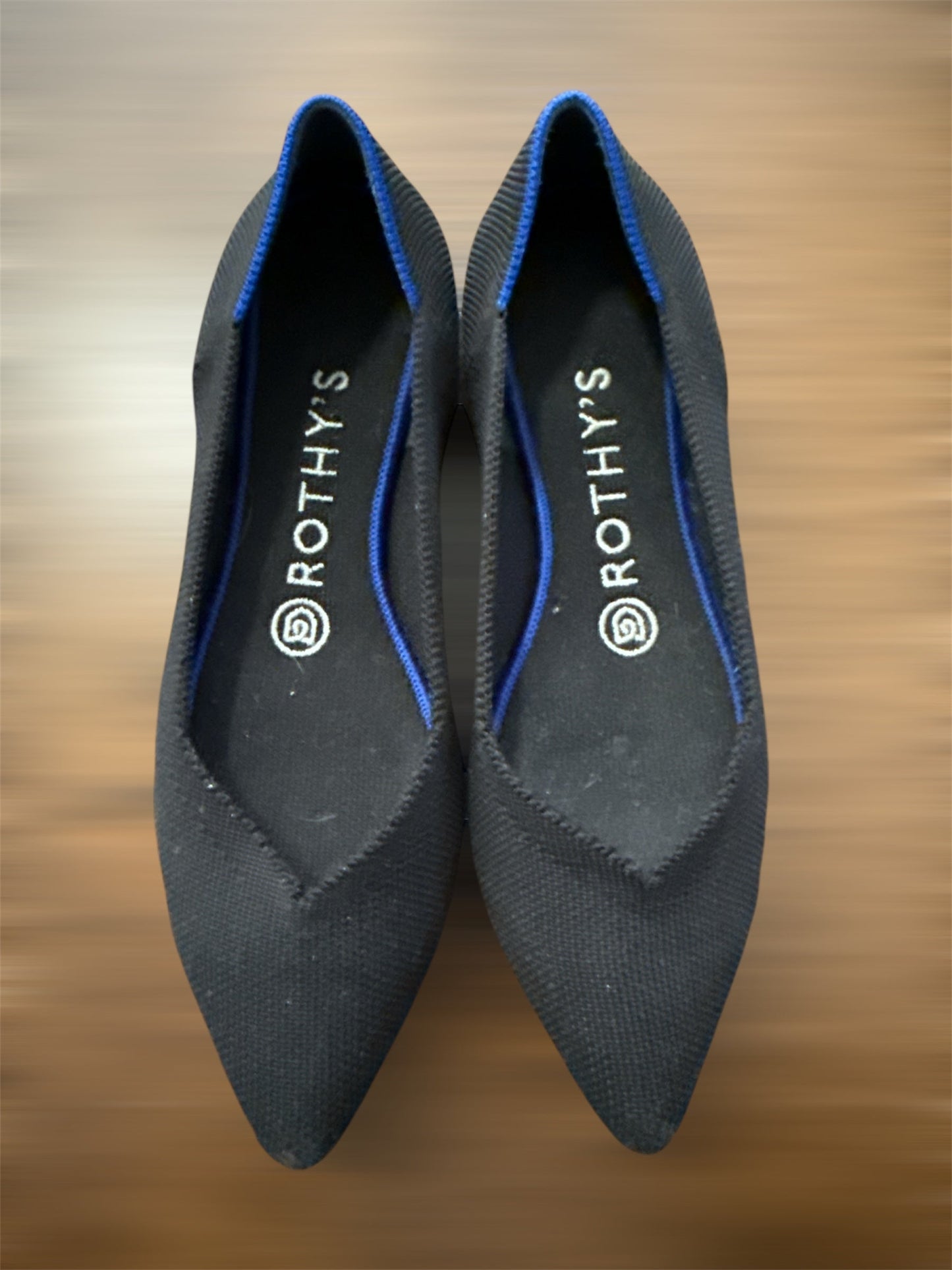 #146 - REDUCED Rothy's Womens W6.5 Black Pointed Toe Flat