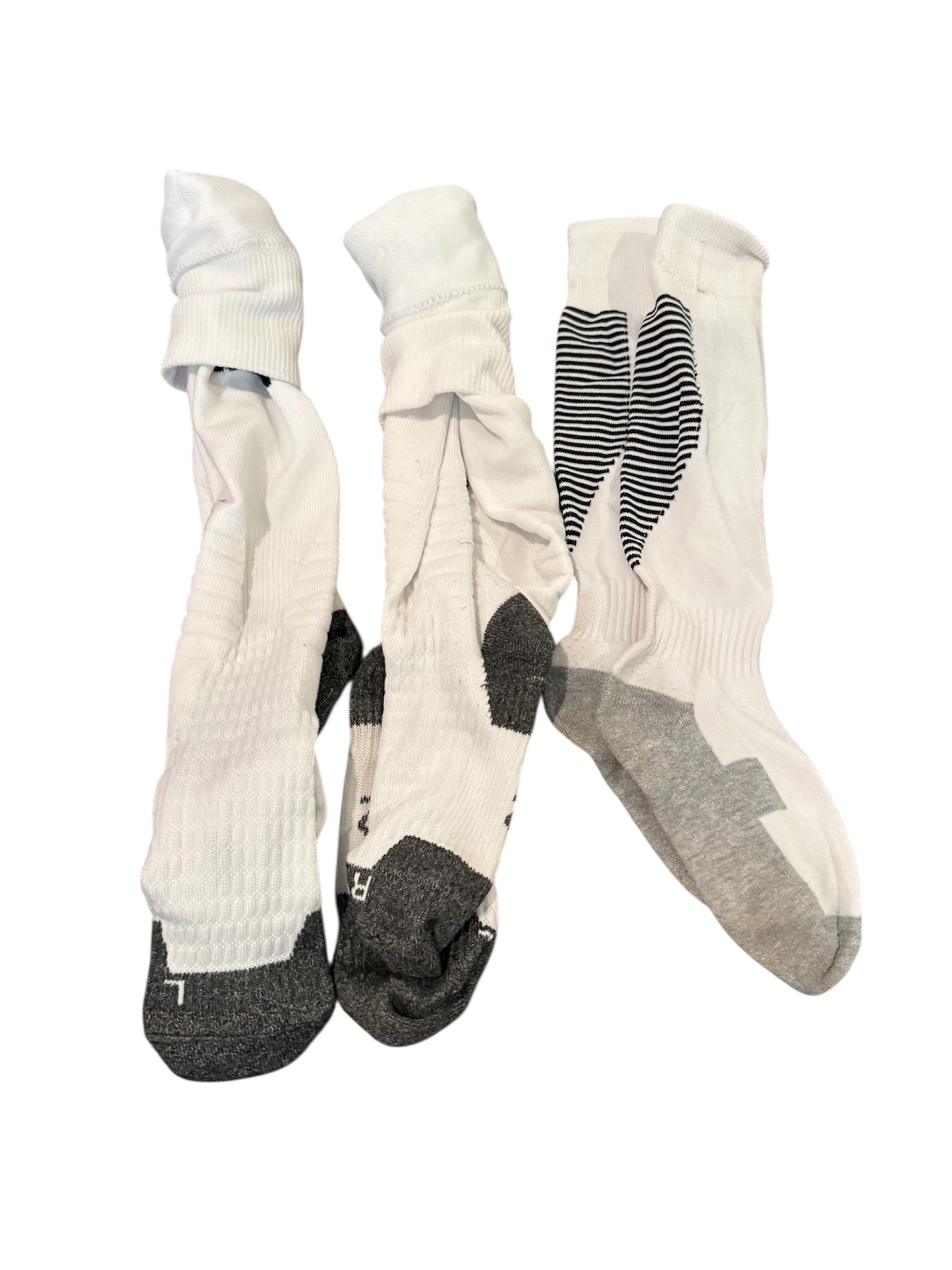 208 white soccer Socks - 3 pairs