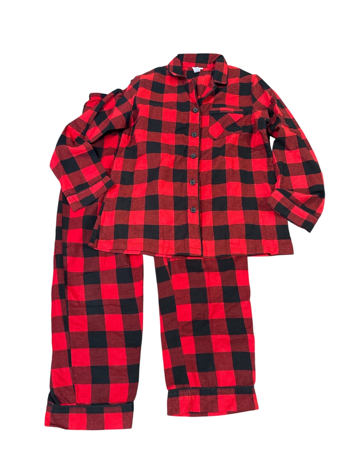 208 women’s size small wonder shop plaid pajamas