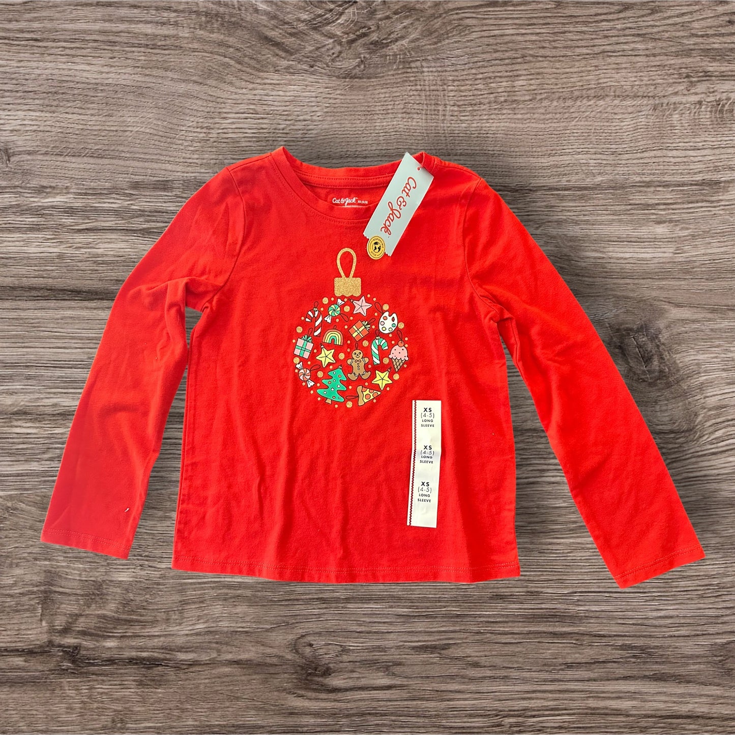 #169 Girl's 4T Holiday Shirt Bundle (2)