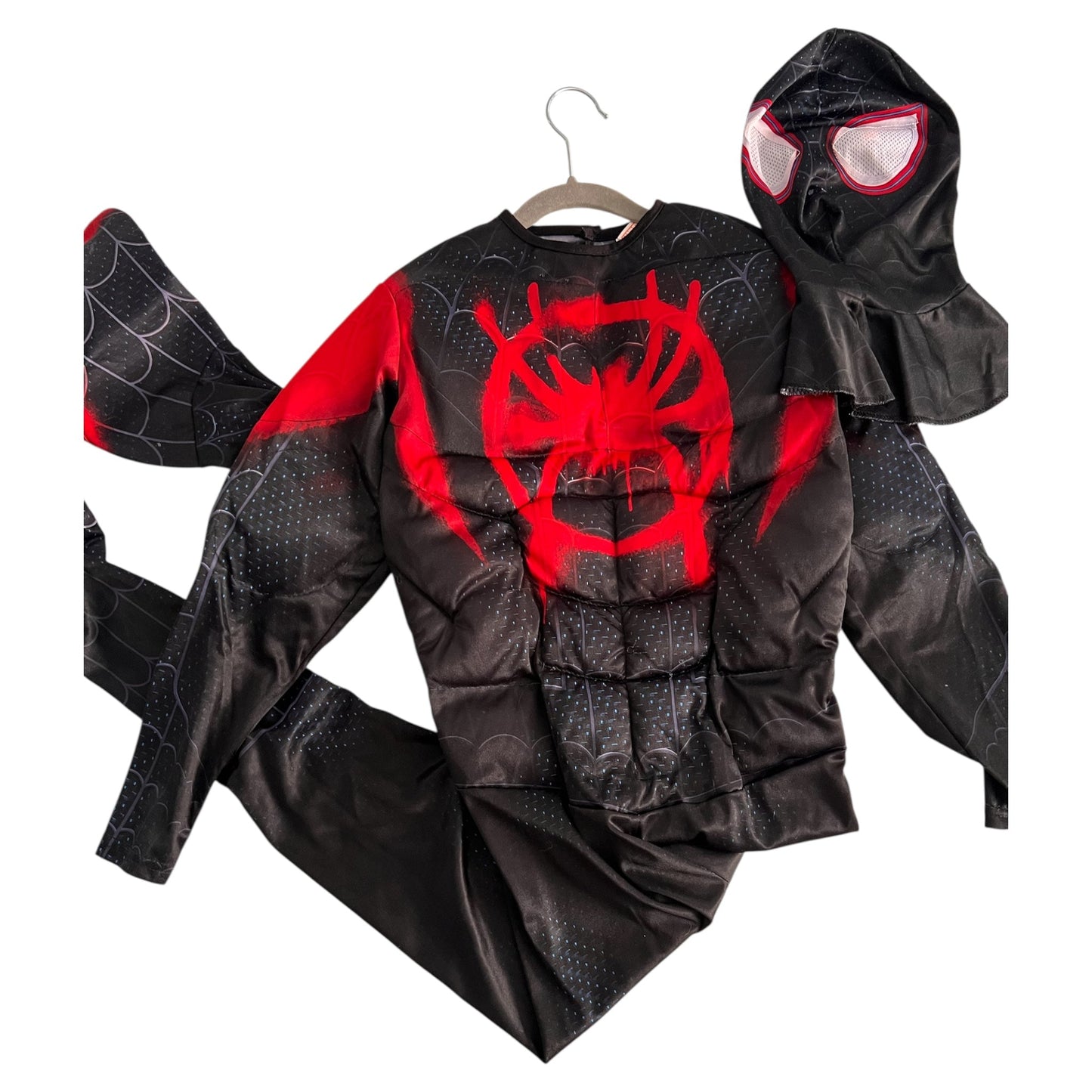 #63 REDUCED Miles Morales Spiderman Costume Large boy size 10