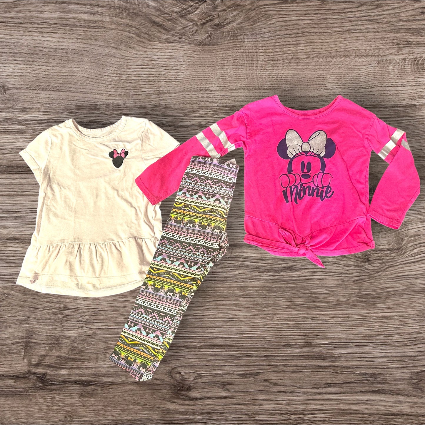 #169 Girl's 4T Minnie Mouse Bundle (6 Items)