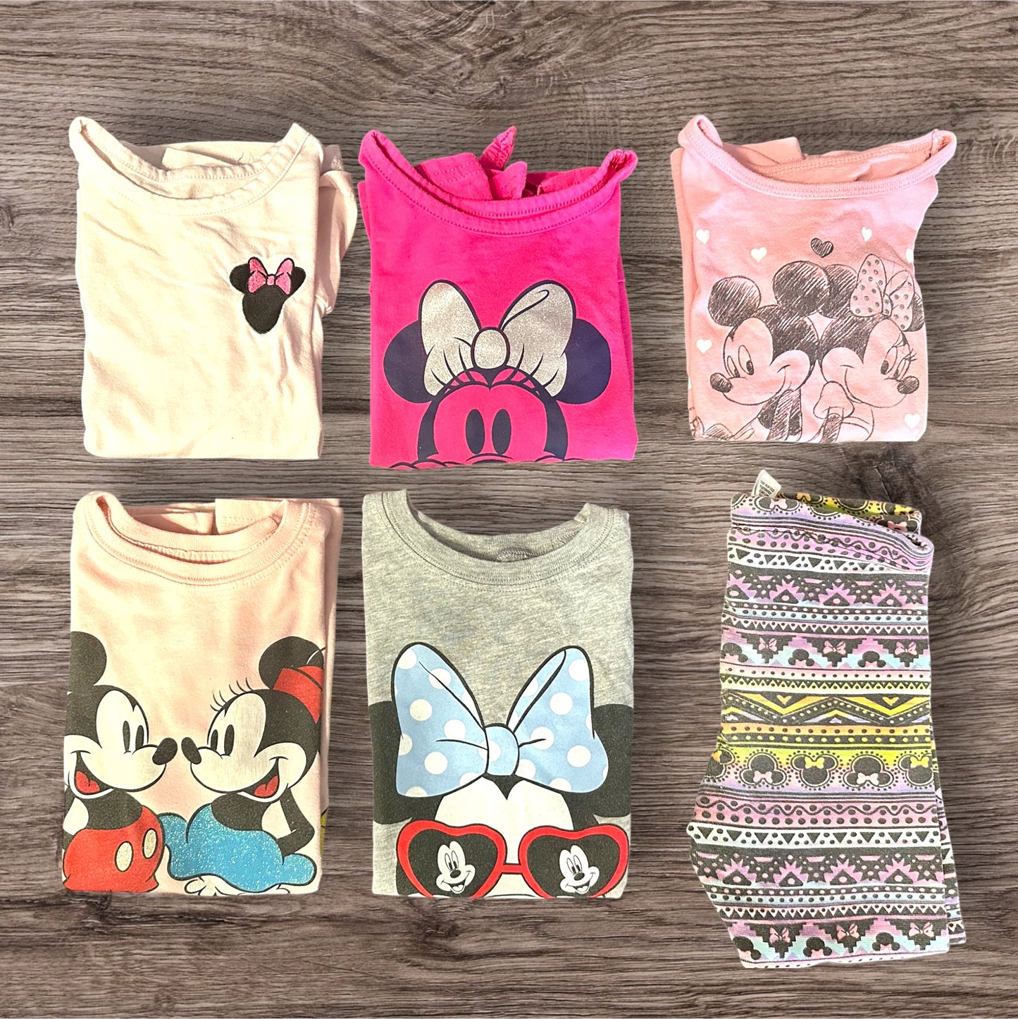 #169 Girl's 4T Minnie Mouse Bundle (6 Items)