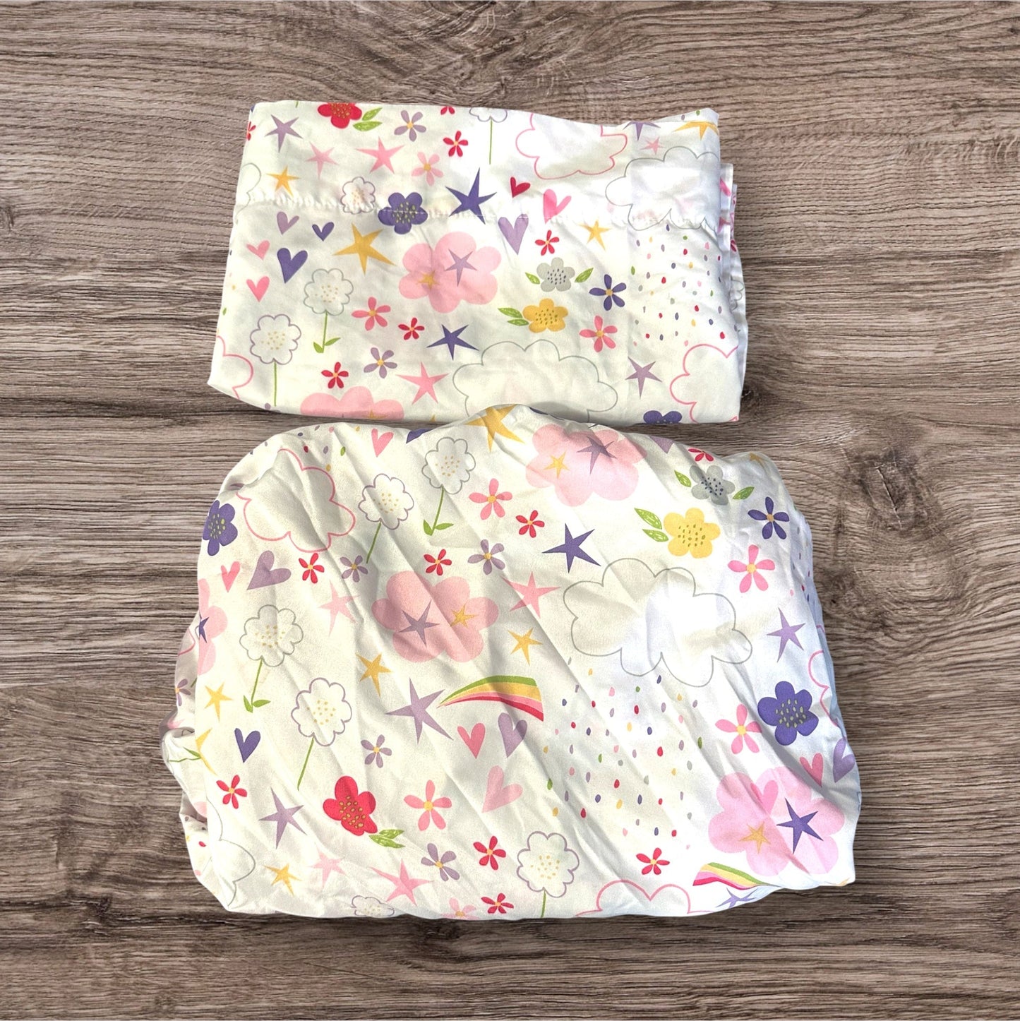 #169 Girl's Standard Toddler Fitted Bed Sheet Bundle
