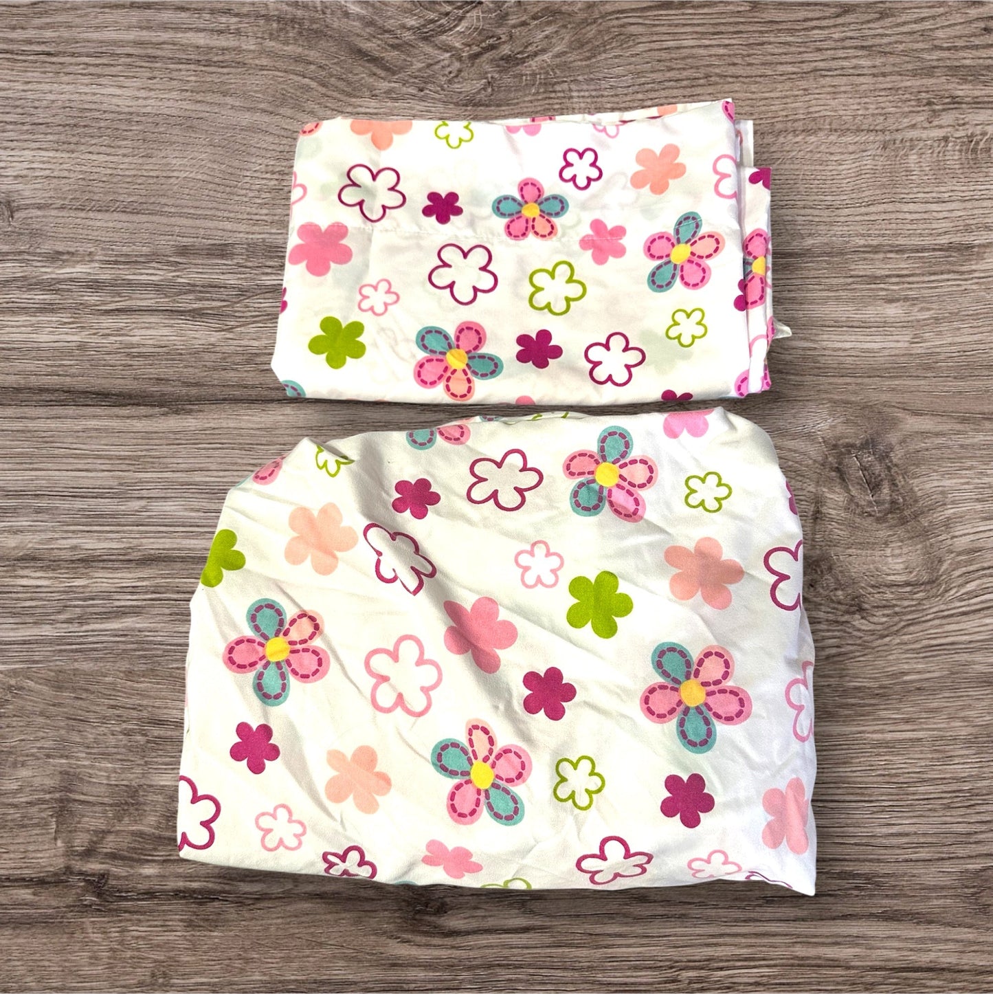 #169 Girl's Standard Toddler Fitted Bed Sheet Bundle