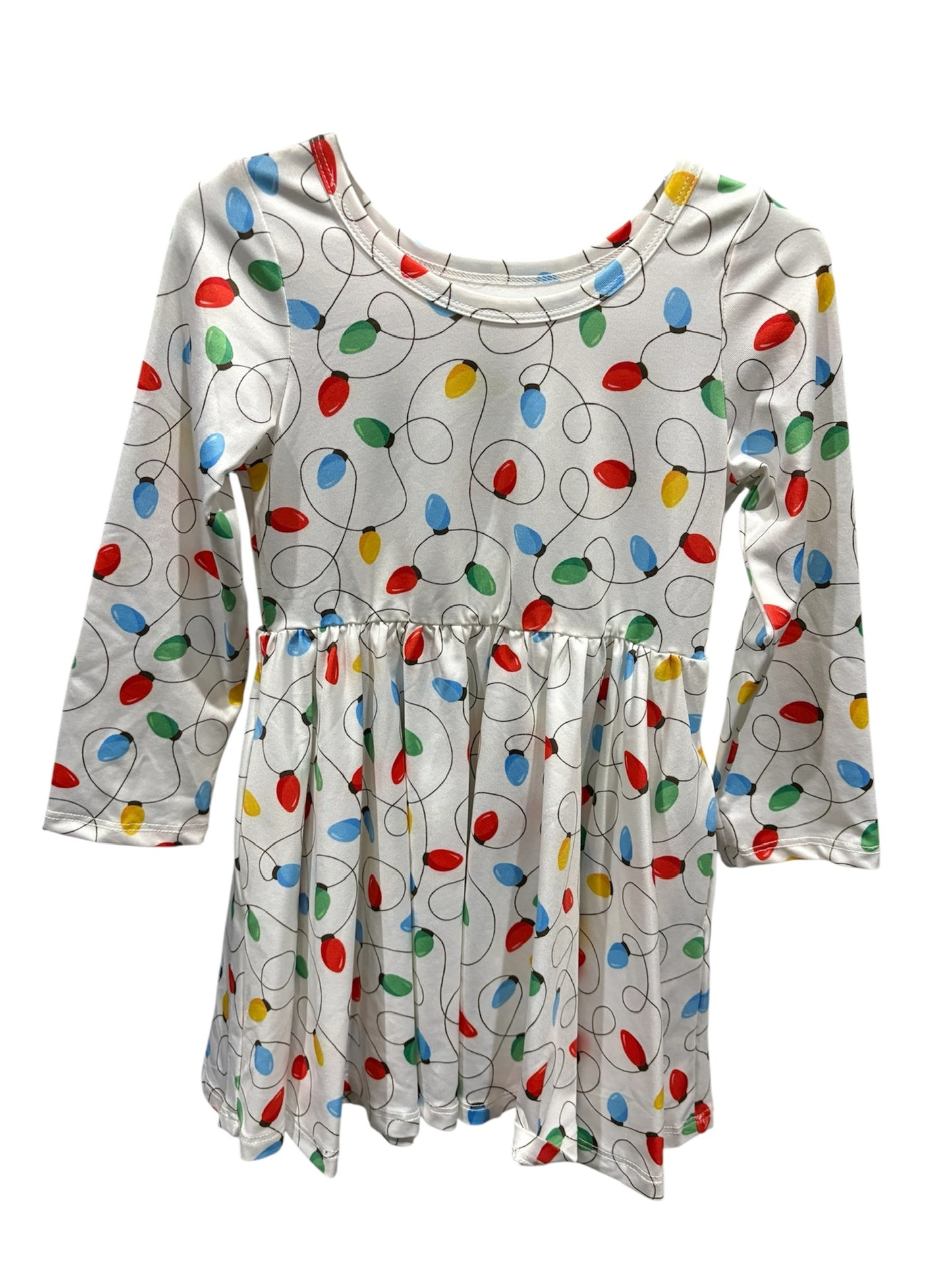 Seller #105 - 2T Girls Charlie's Project Christmas Light Twirl Dress