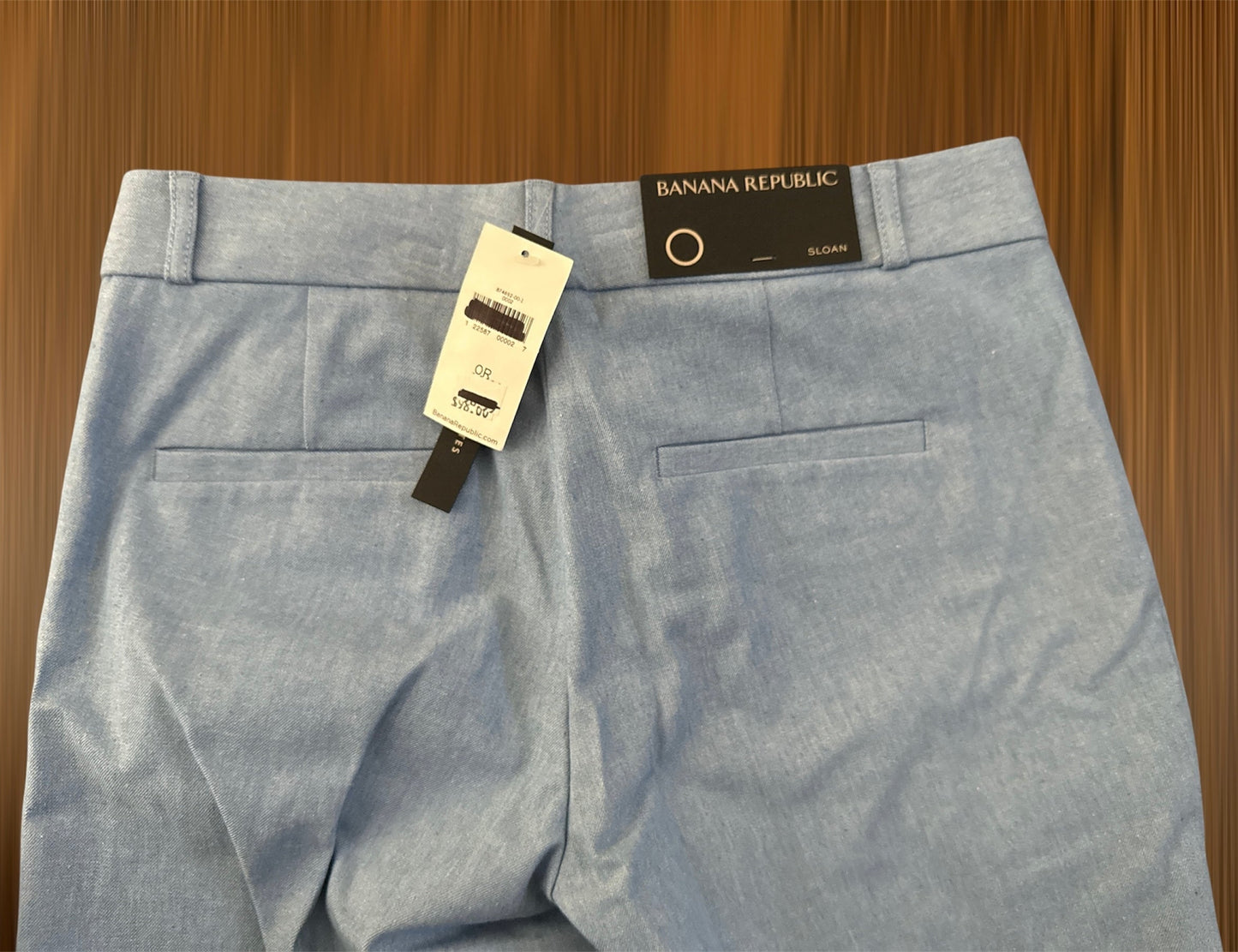 #146 - REDUCED NWT Women’s 0 Banana Republic Sloan Blue Pants