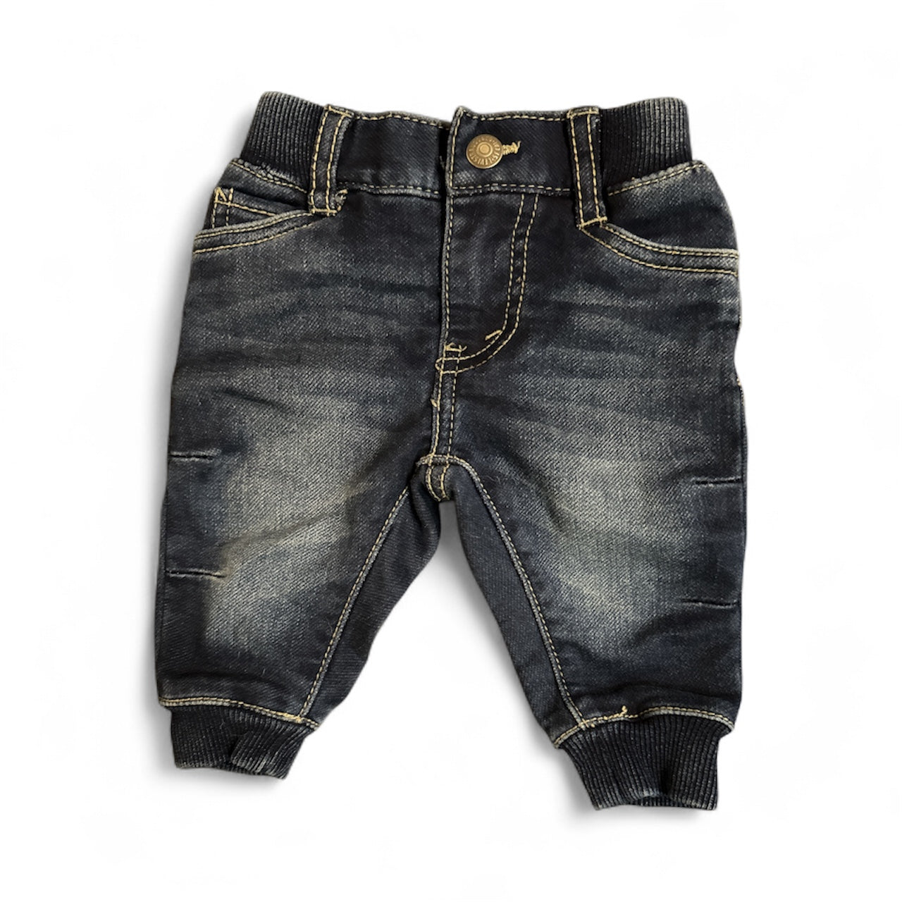 #28 REDUCED Girls Baby Boden / Levi's Shirt and Jeans Outfit Size 0-3M