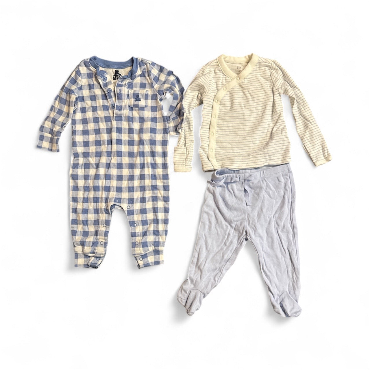 #28 REDUCED Baby Gap Bear Pajama Bundle Size 3-6M