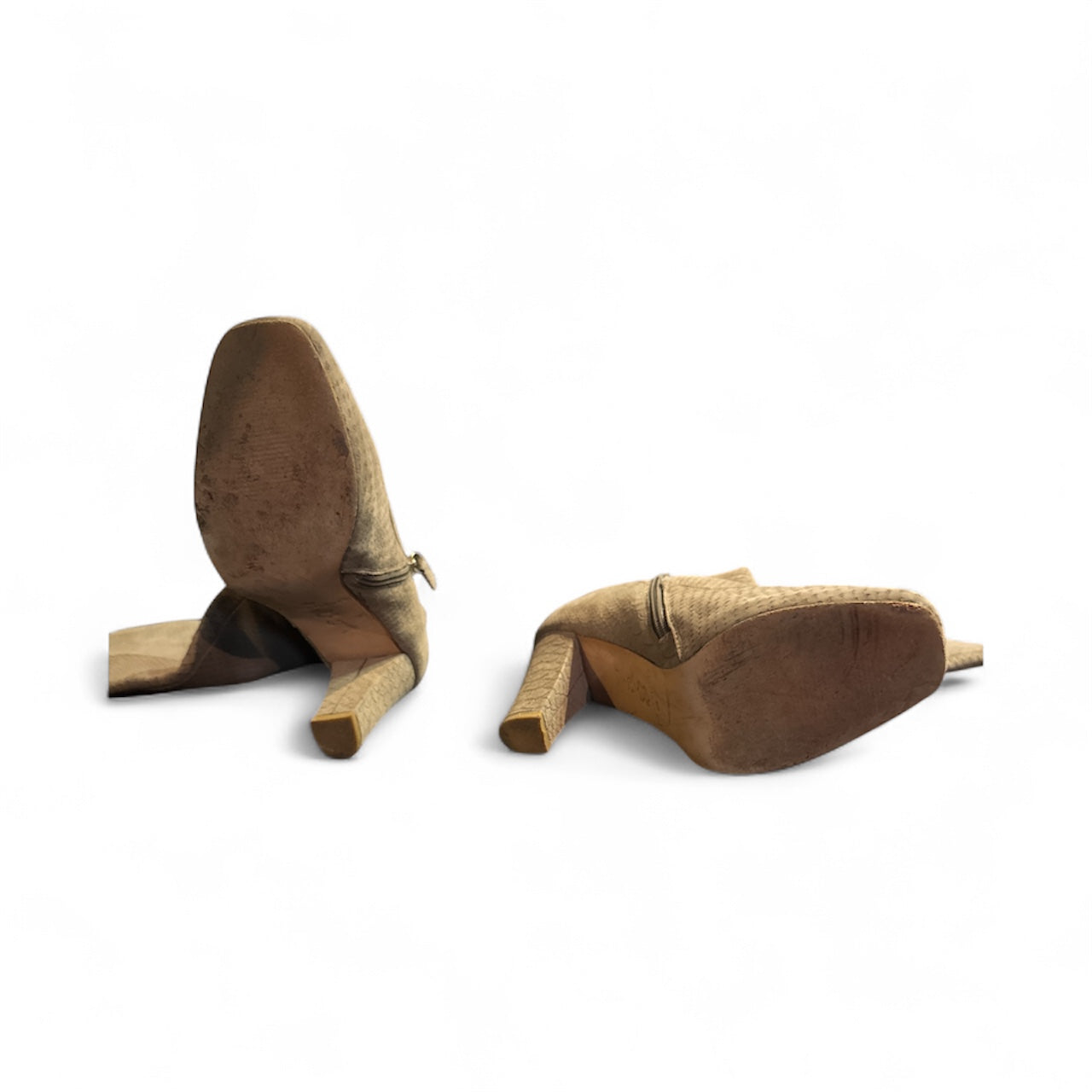 #28 REDUCED Elaine Turner Women's Suede Heeled Boots Size 6.5