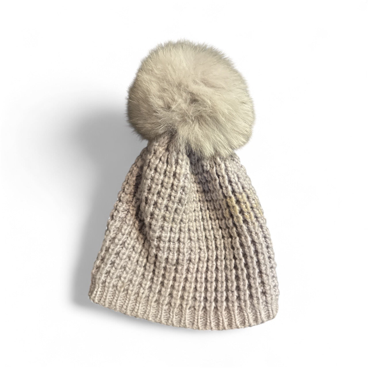 #28 REDUCED Kyi Kyi Womens Classic Wool Fox Fur Beanie Hat