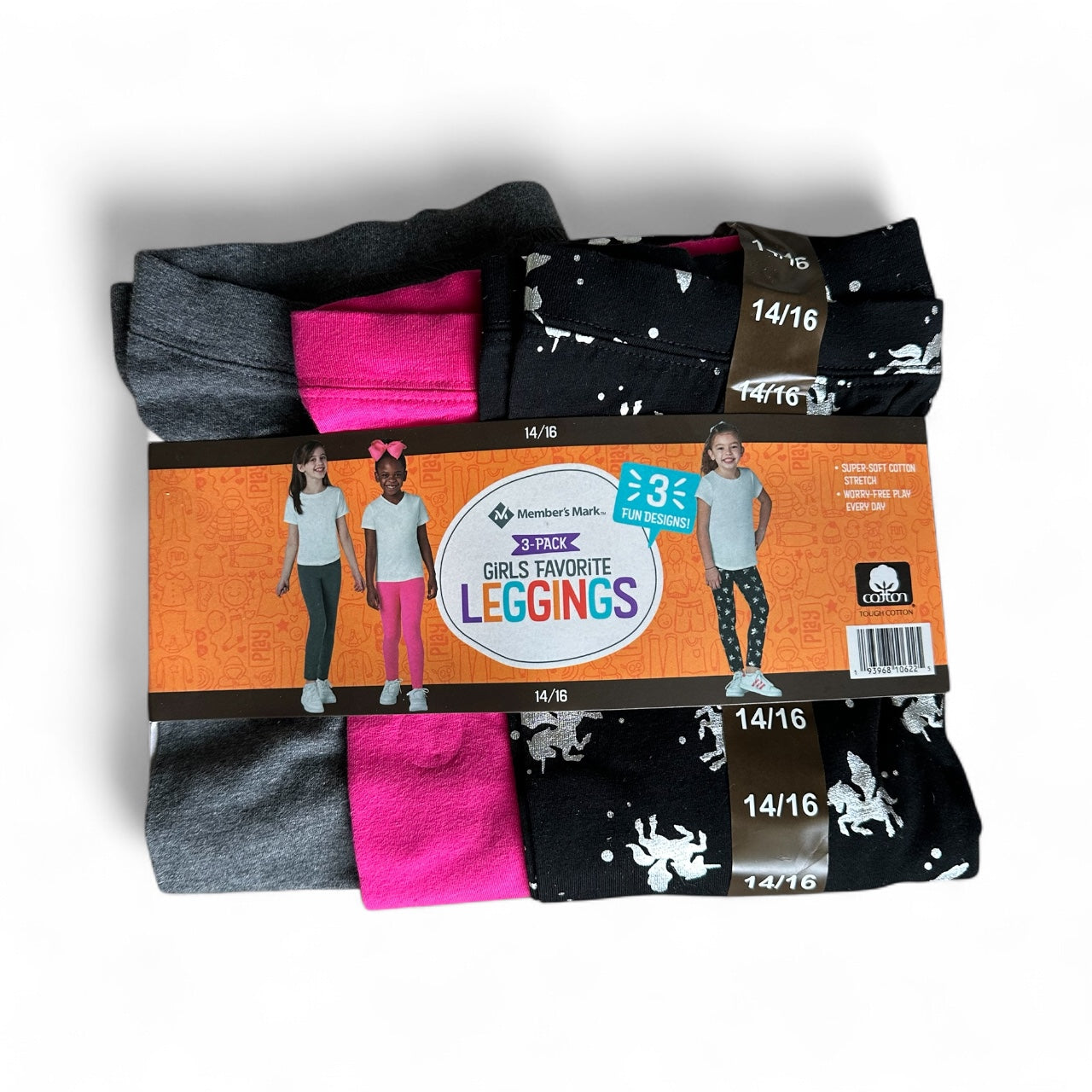 #77 NWT 3 Pack of Leggings, Girls 14/16, Set 1