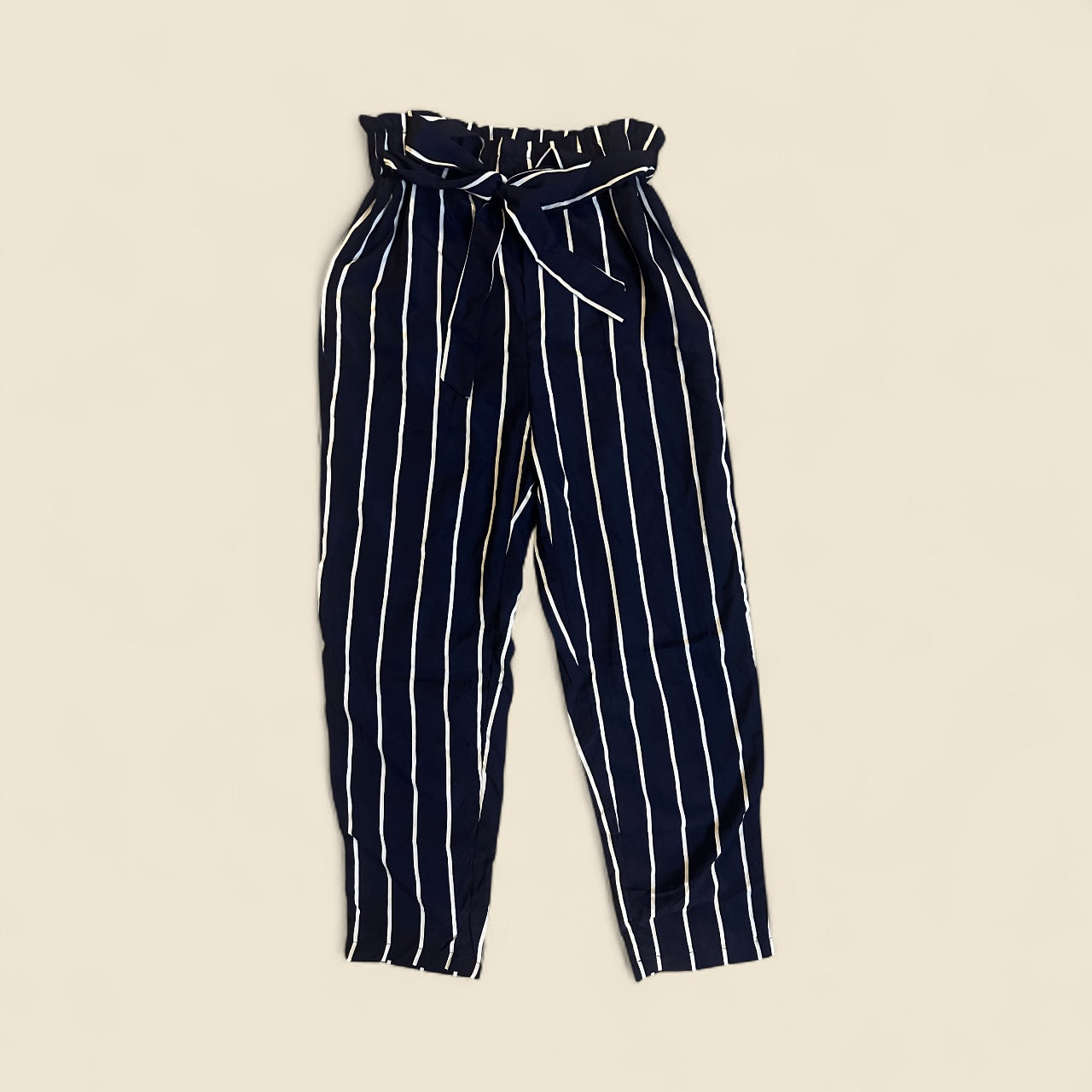 #77 EUC Navy Striped Pants from SHEIN, Women’s Medium