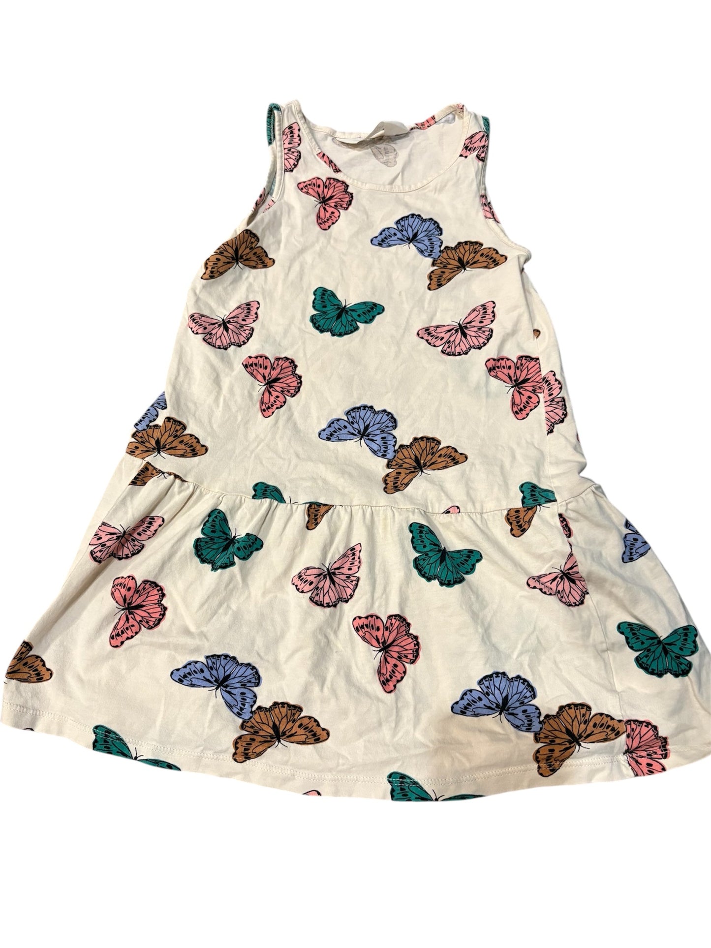 55 - H&M sz 6/7 butterfly dress