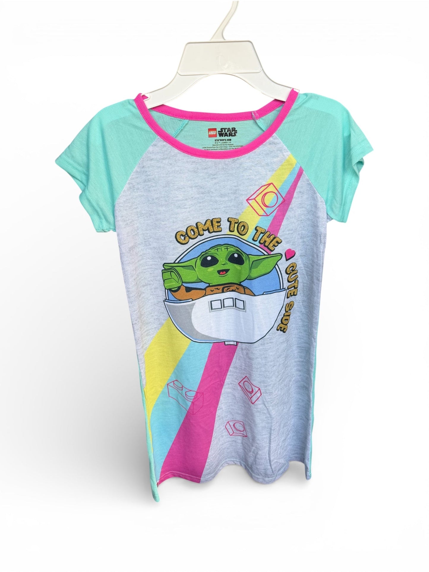#155 NWT Star Wars Baby Yoda Nightgown, Girls 10/12 (2 of 2)