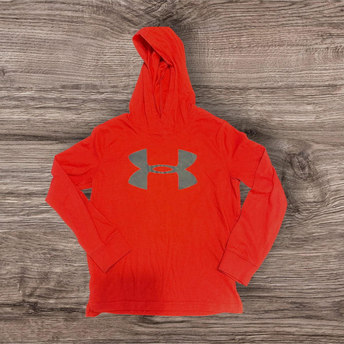 #171 Boy's Size 6 Under Armour Long Sleeve Shirt w/ Hood