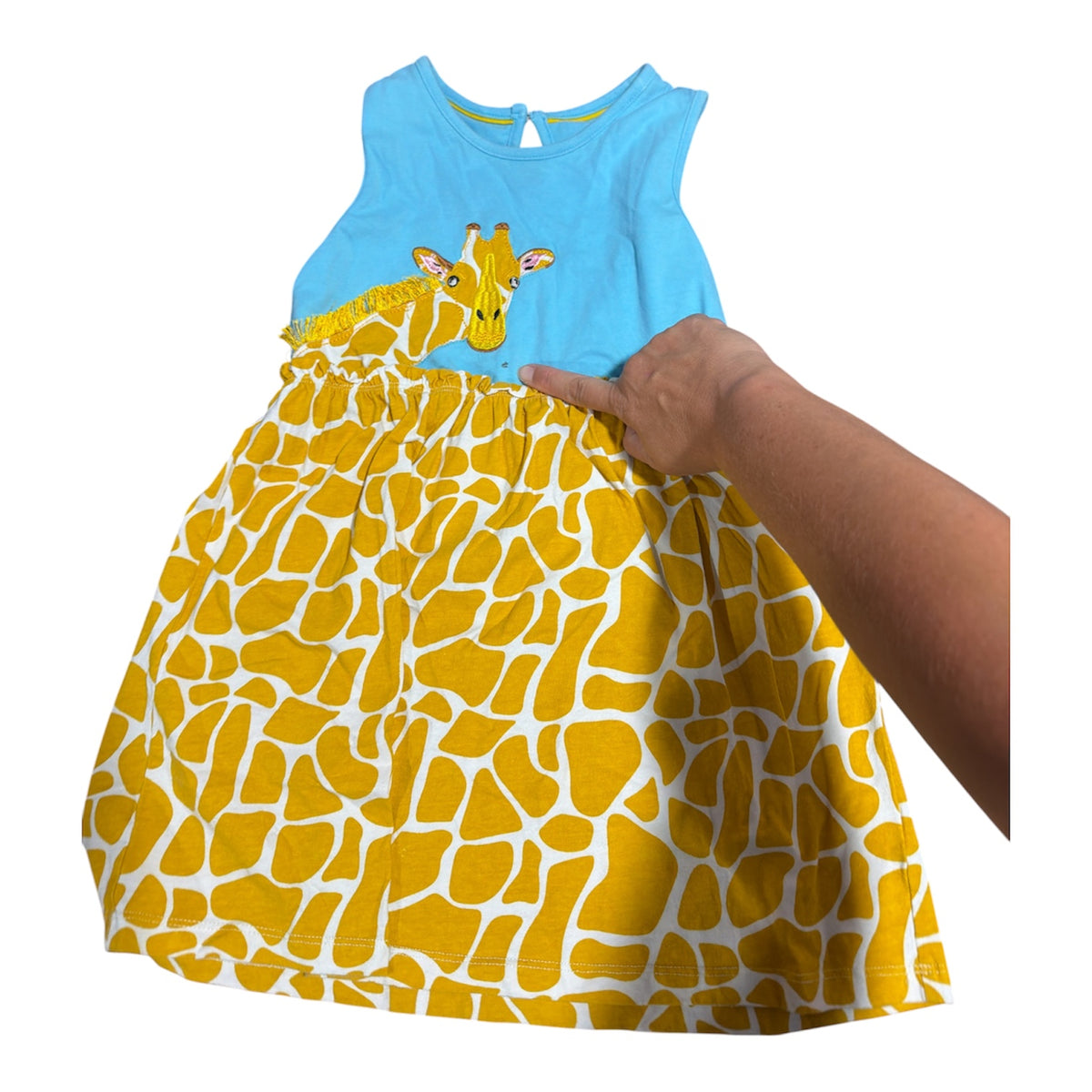77 - Fauxden sz 4/5 Giraffe dress *note the mark