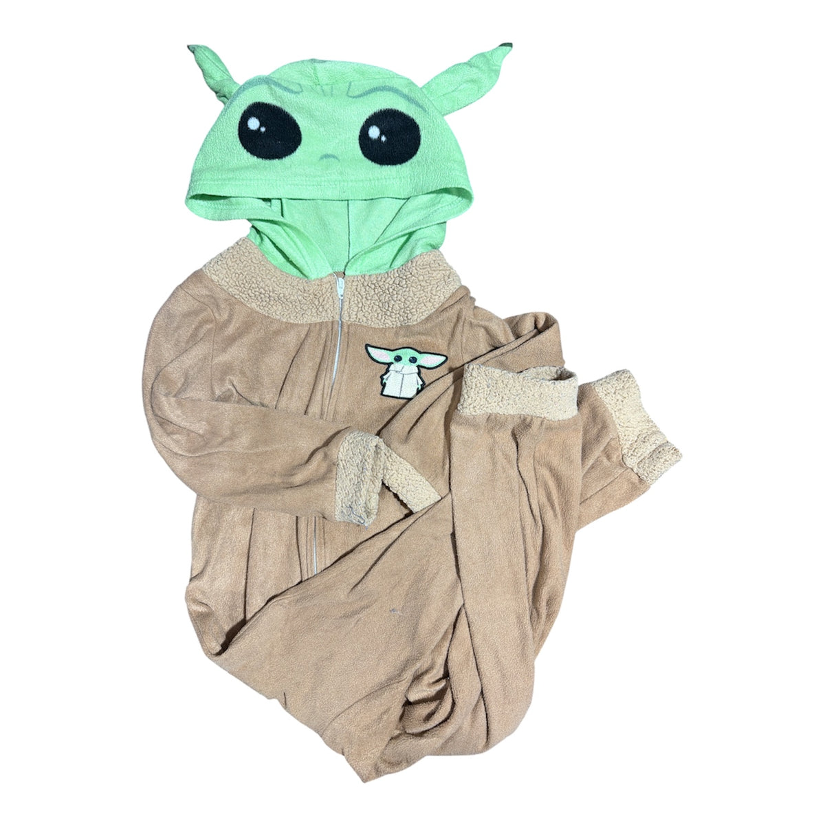 77 - Yoda fleece Onsie sz 6