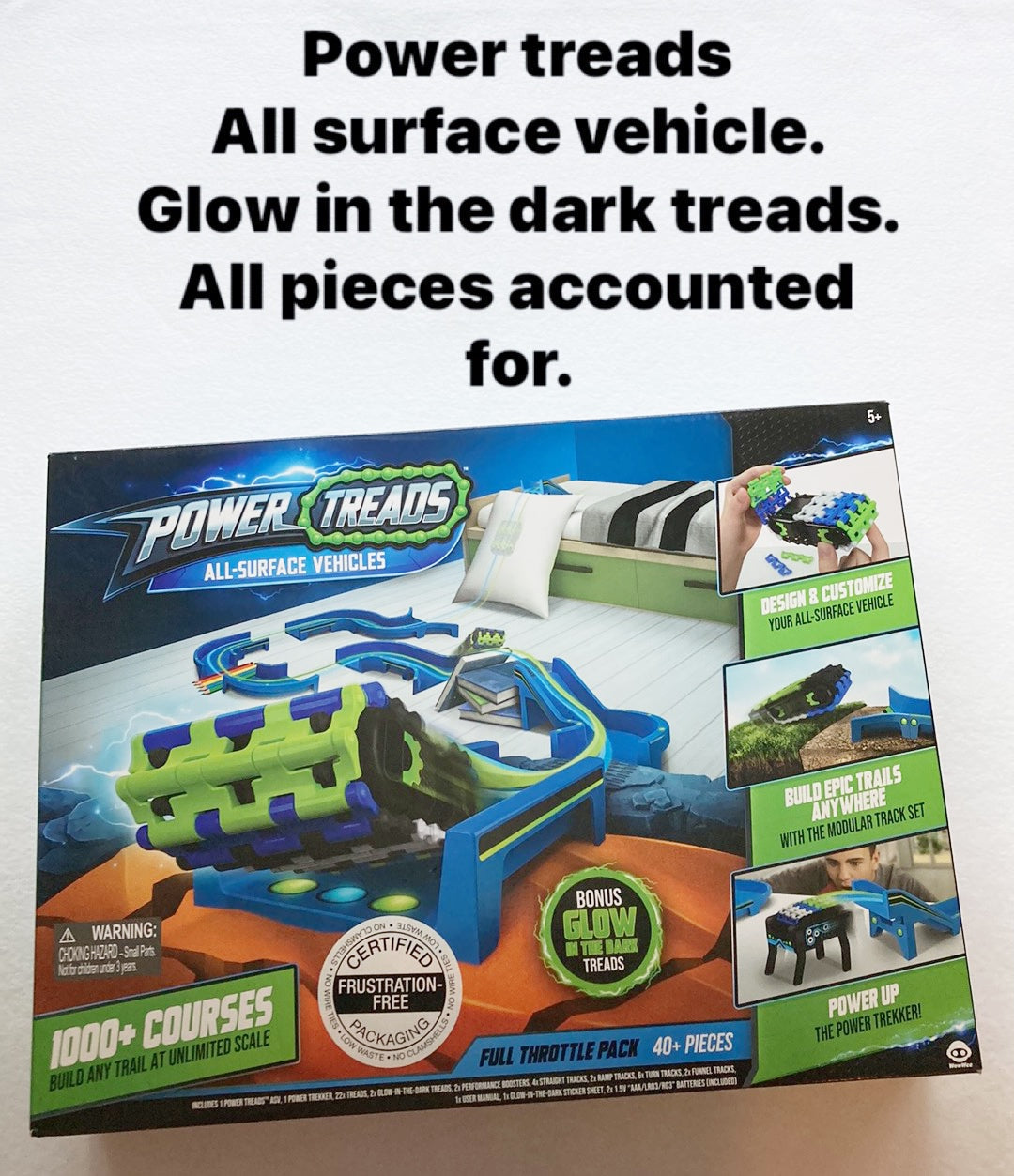 #119-REDUCED!!-Power Treads All Surface Vehicle