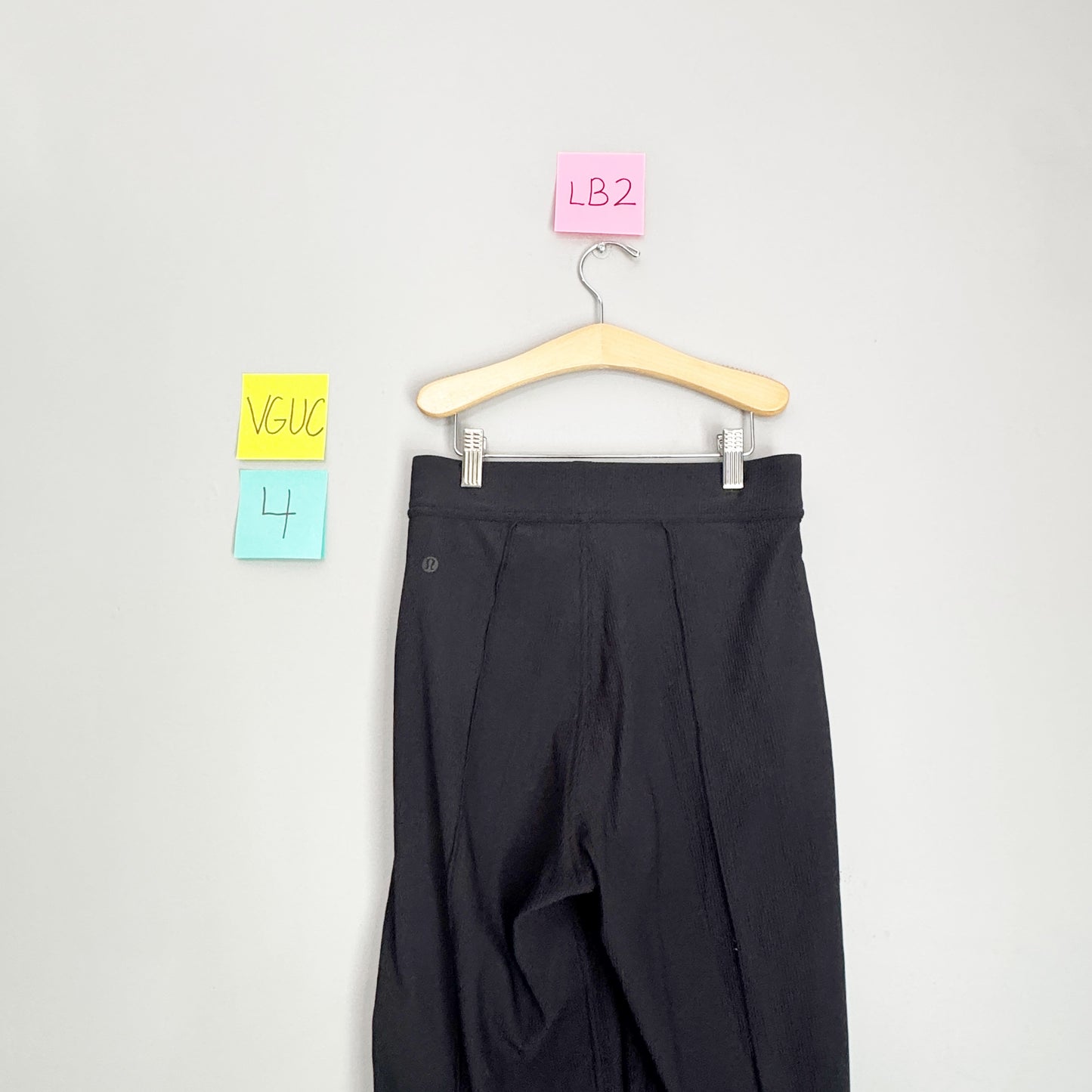 Seller 196 Lululemon urban strides black wideleg pants 4