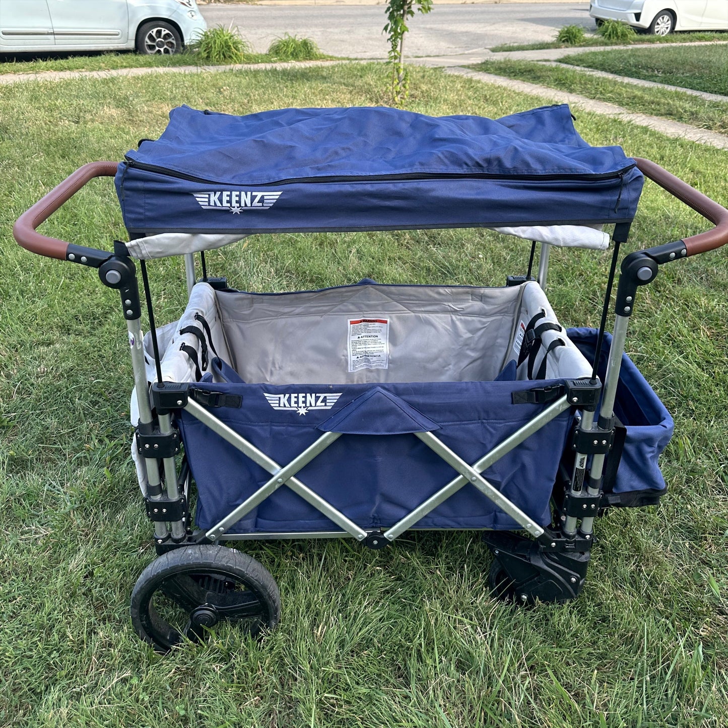 #56 Keenz wagon stroller blue PPU 45206 copy