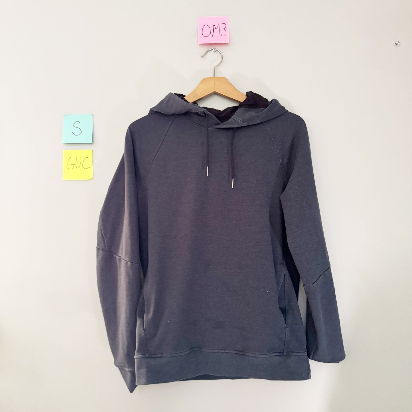 Seller 196 navy heathered Lululemon hoodie men’s S