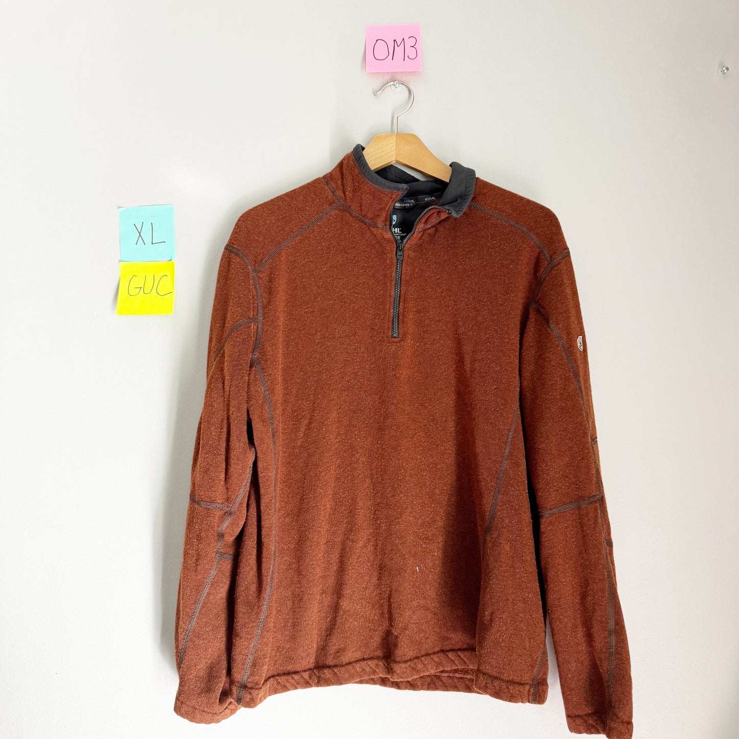 Seller 196 Men’s Kuhl fleece pullover XL