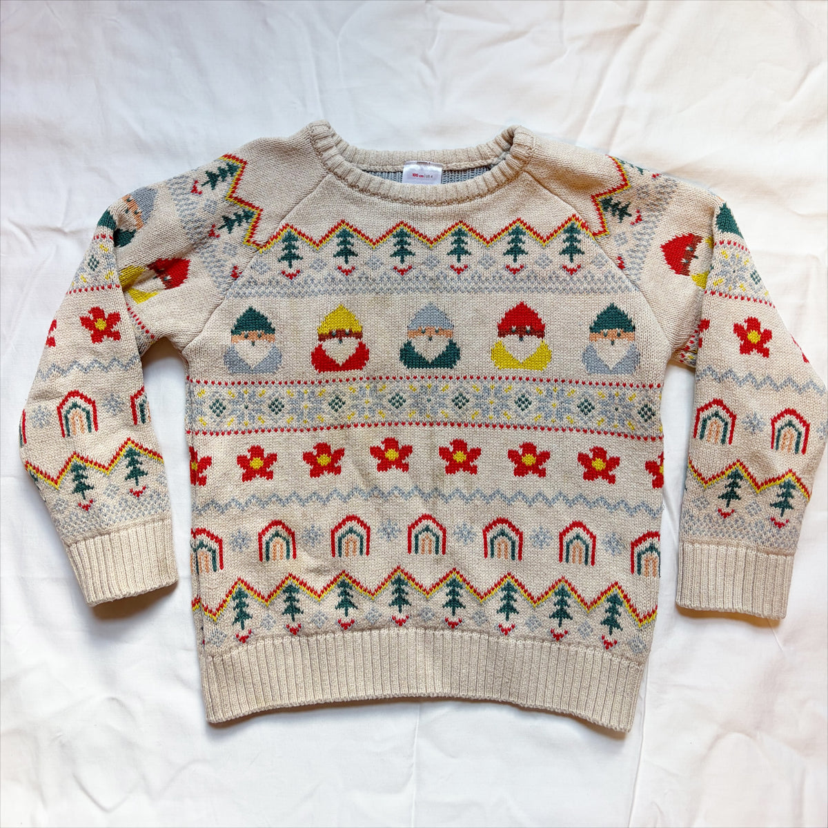 #78 Hanna Sweater Ivory Gnomes Boys 4