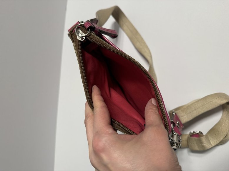 Seller 175 - COACH crossbody with pink accents