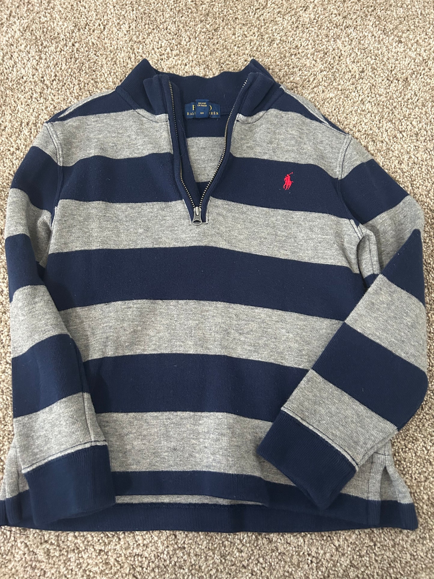SELLER 26: RL Polo quarter zip sweater size 6