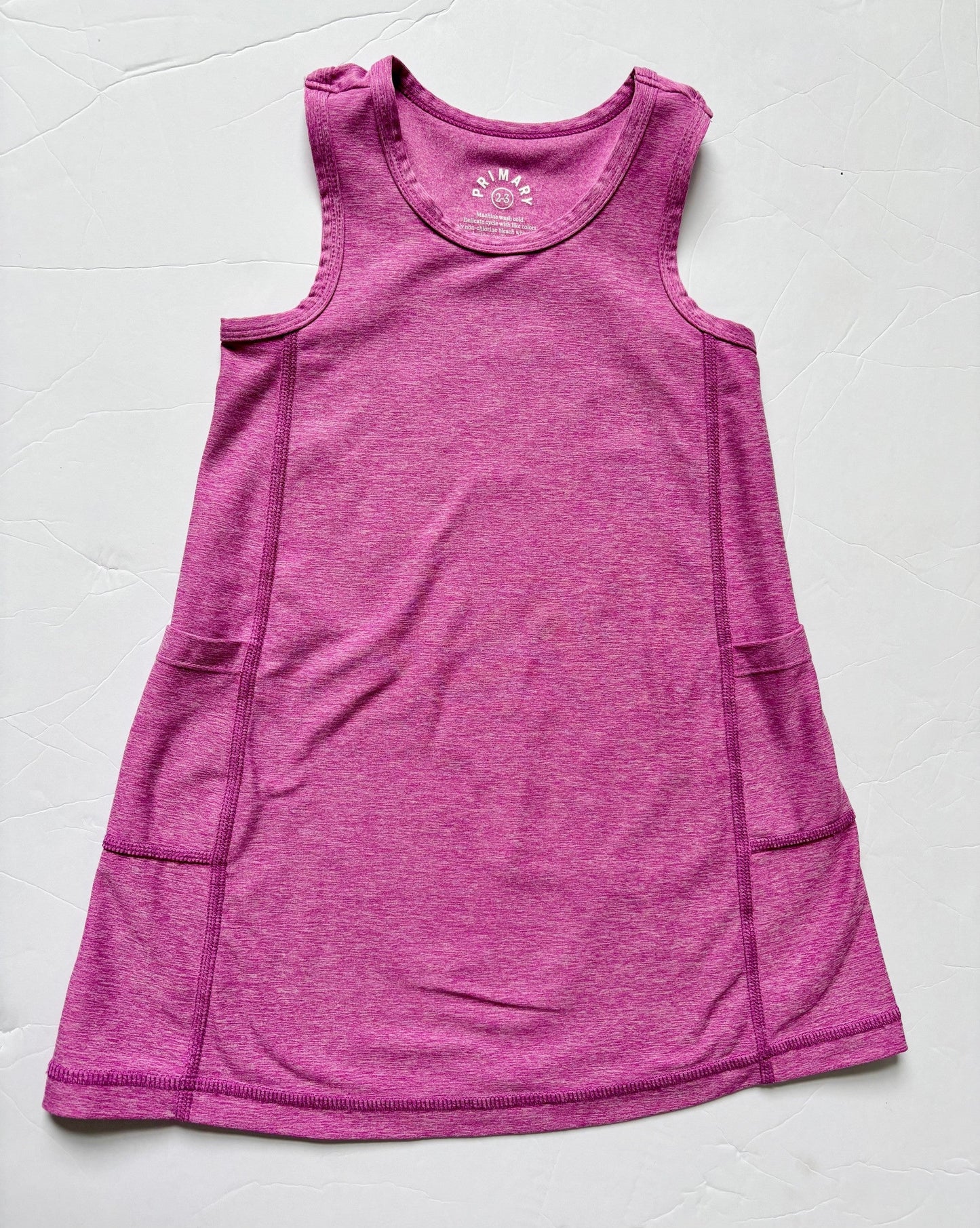 #43 Primary Athletic Tank Dress Girls 3T EUC *REDUCED