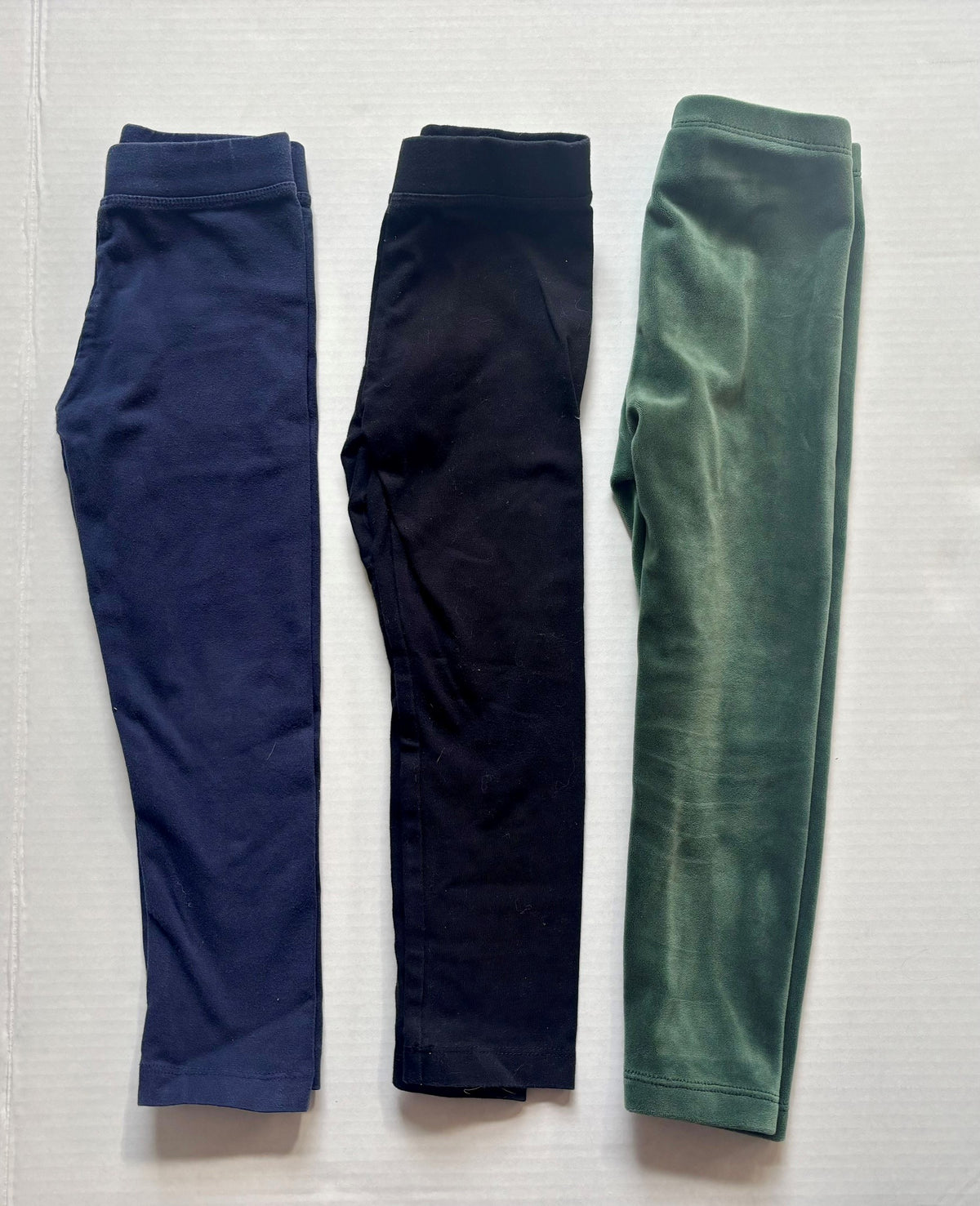 #154 Primary and Tea Leggings Girls 4T EUC