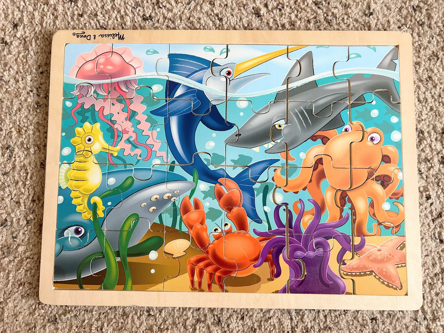 Seller 120, GUC Melissa & Doug Ocean Puzzle