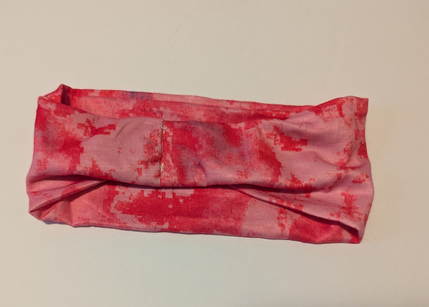 #17 5 pieces Girls Tie Dye Elastic Sports Headband EUC